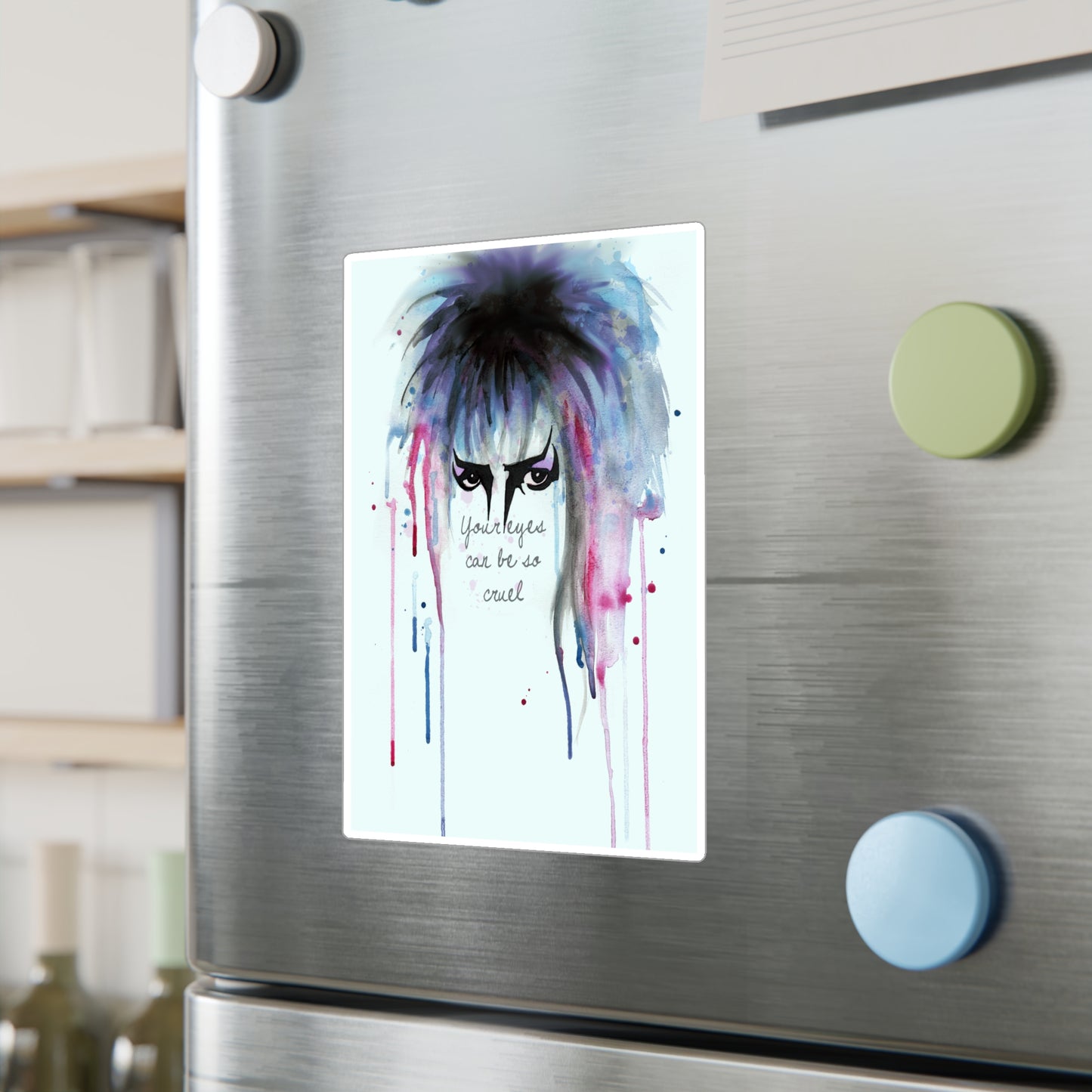 Your Eyes Can Be So Cruel Kiss-Cut Vinyl Decal