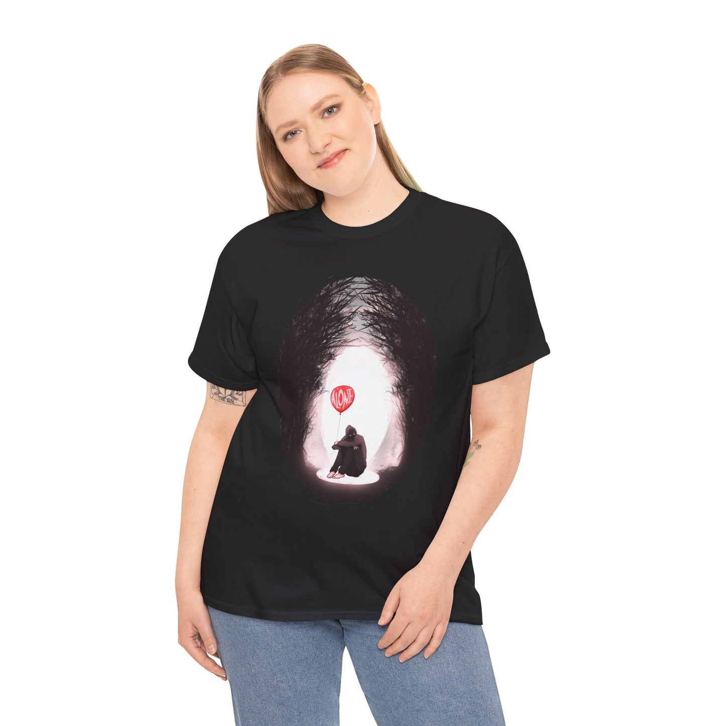 Forever Alone Unisex Heavy Cotton Tee