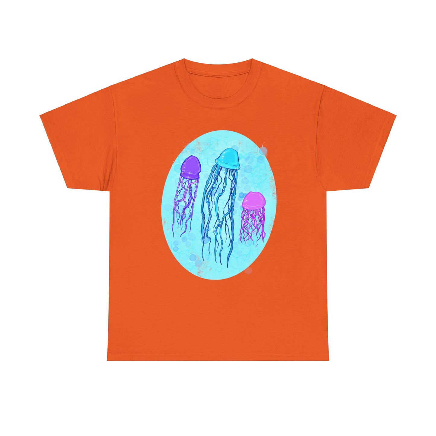 Jellyfish Varieties Unisex Heavy Cotton Tee