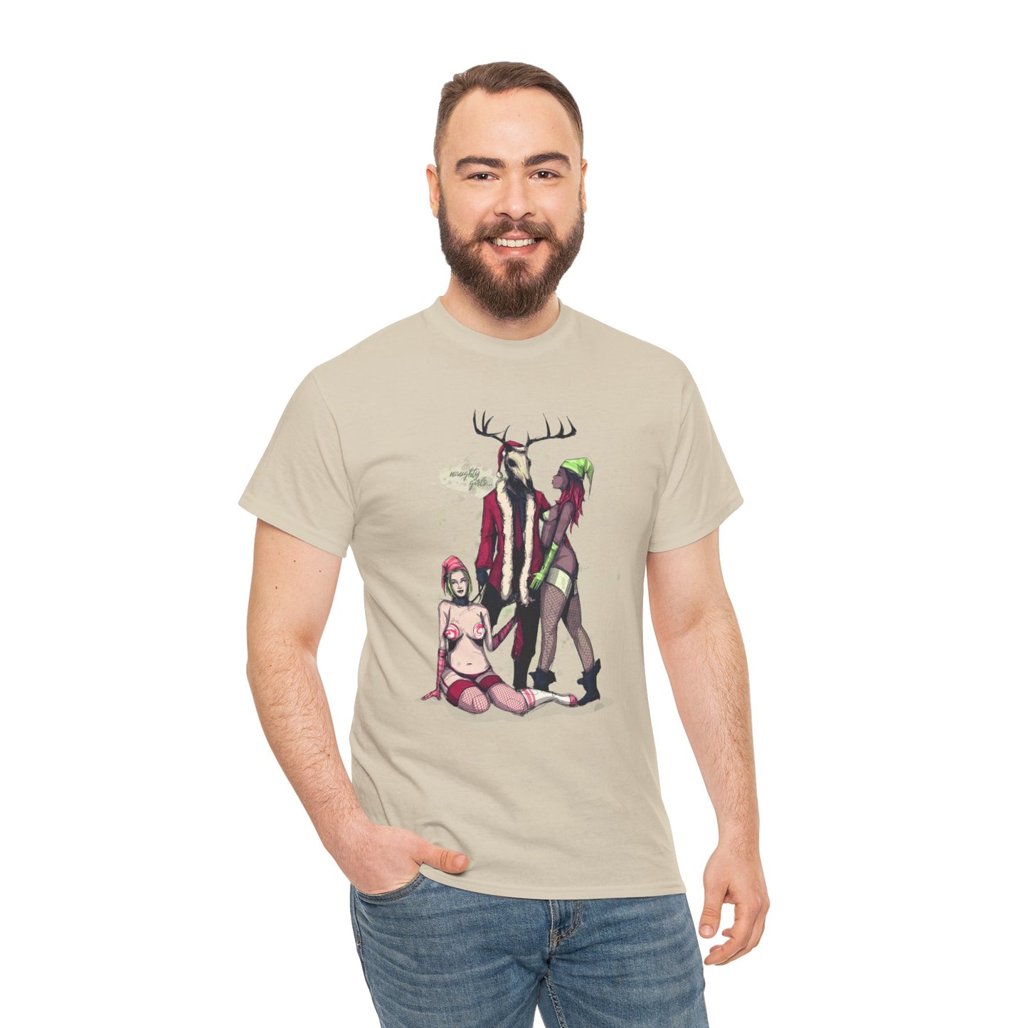 Deer Daddy Series 6: Daddy Claus Unisex Heavy Cotton Tee