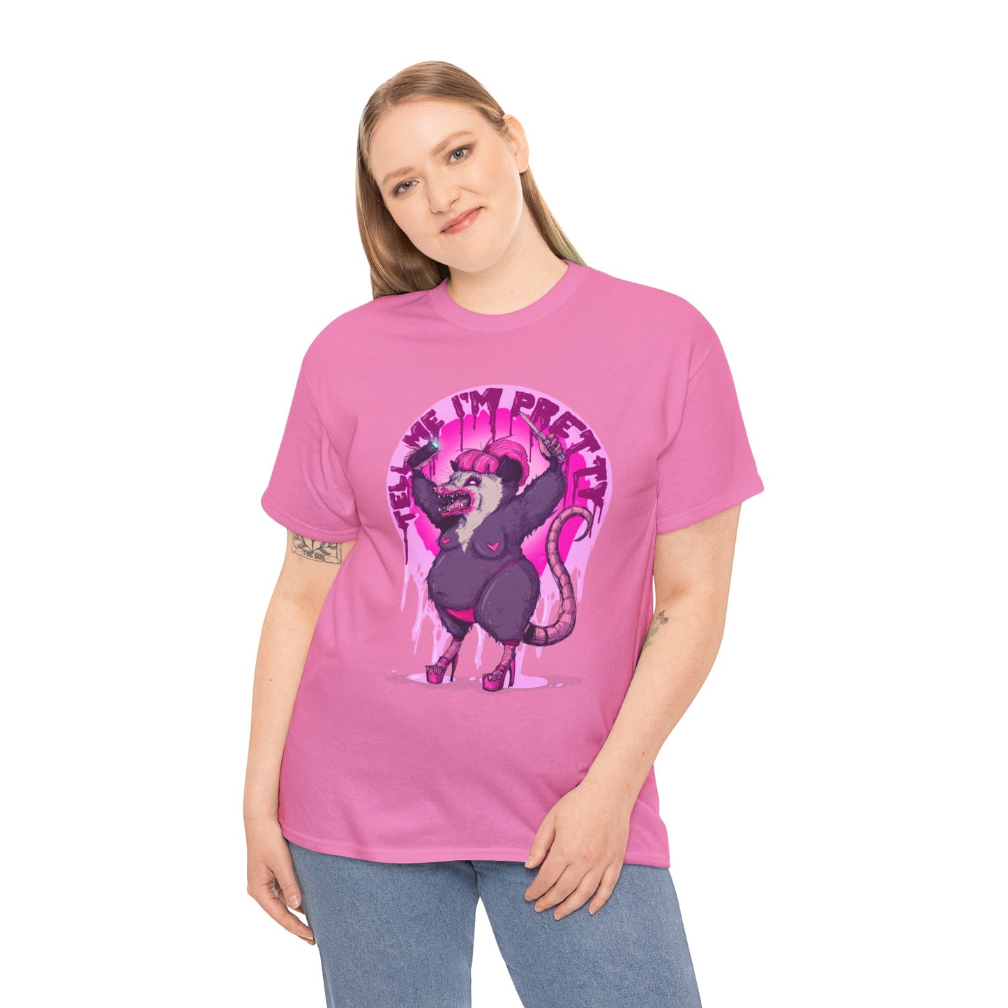 Pretty Opossum Unisex Heavy Cotton Tee