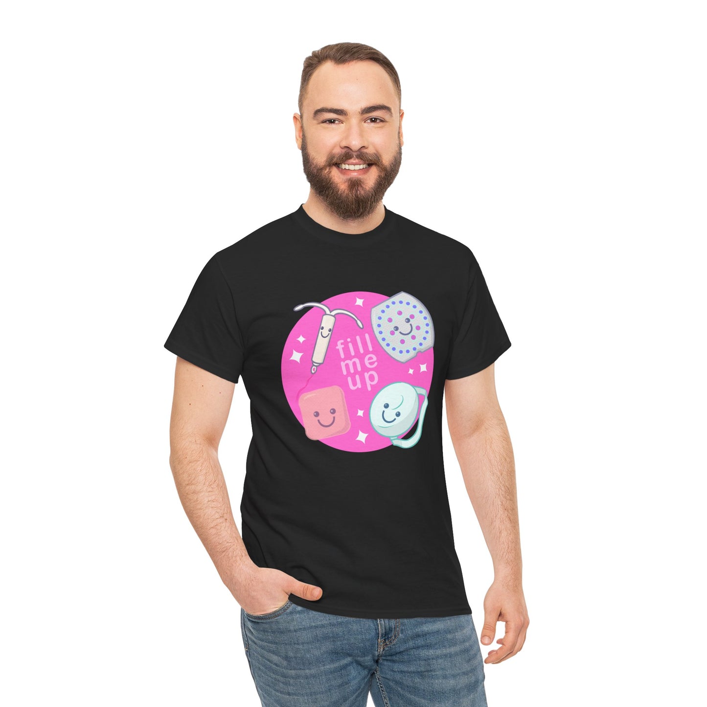 Fill Me Up Unisex Heavy Cotton Tee