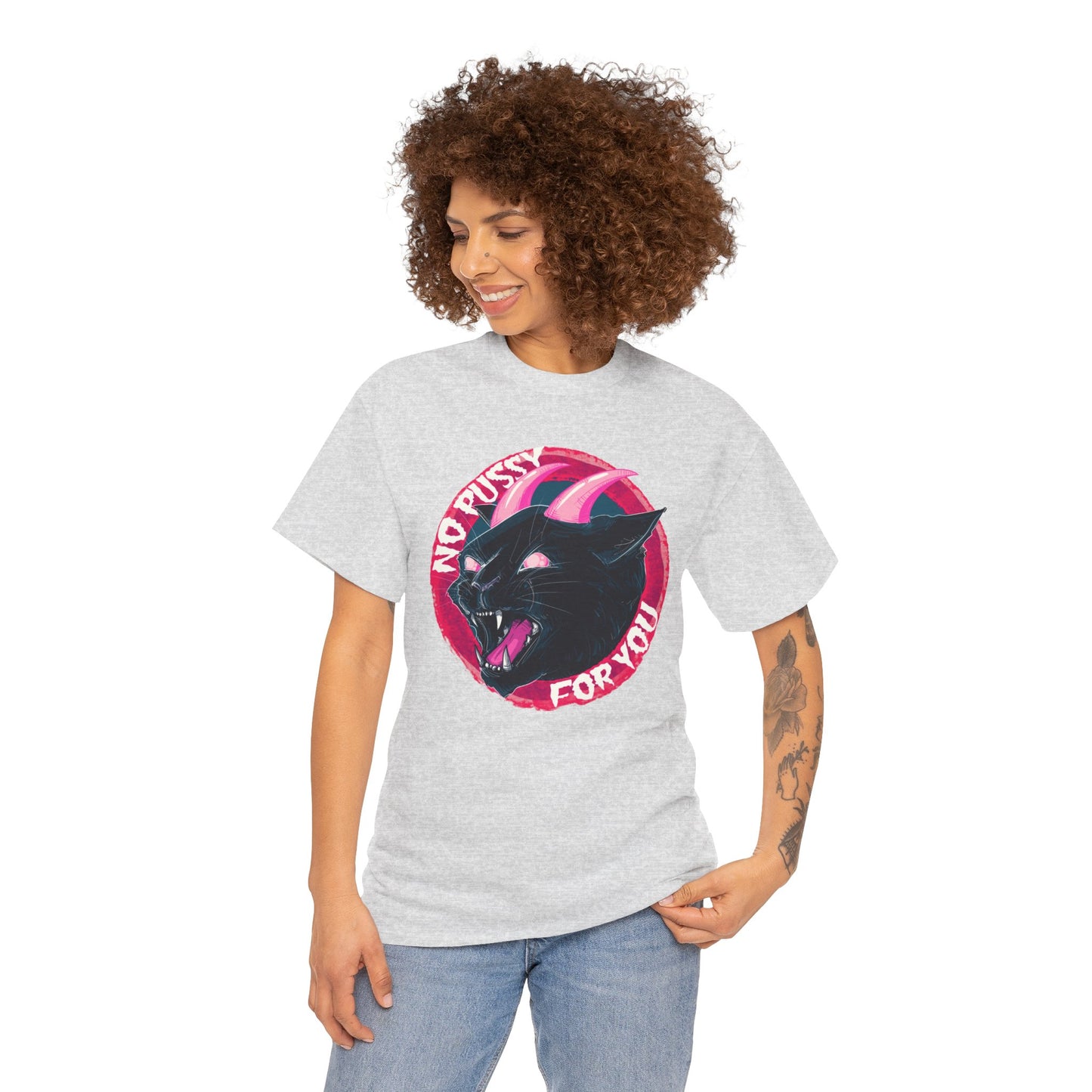 No Pussy For You Unisex Heavy Cotton Tee