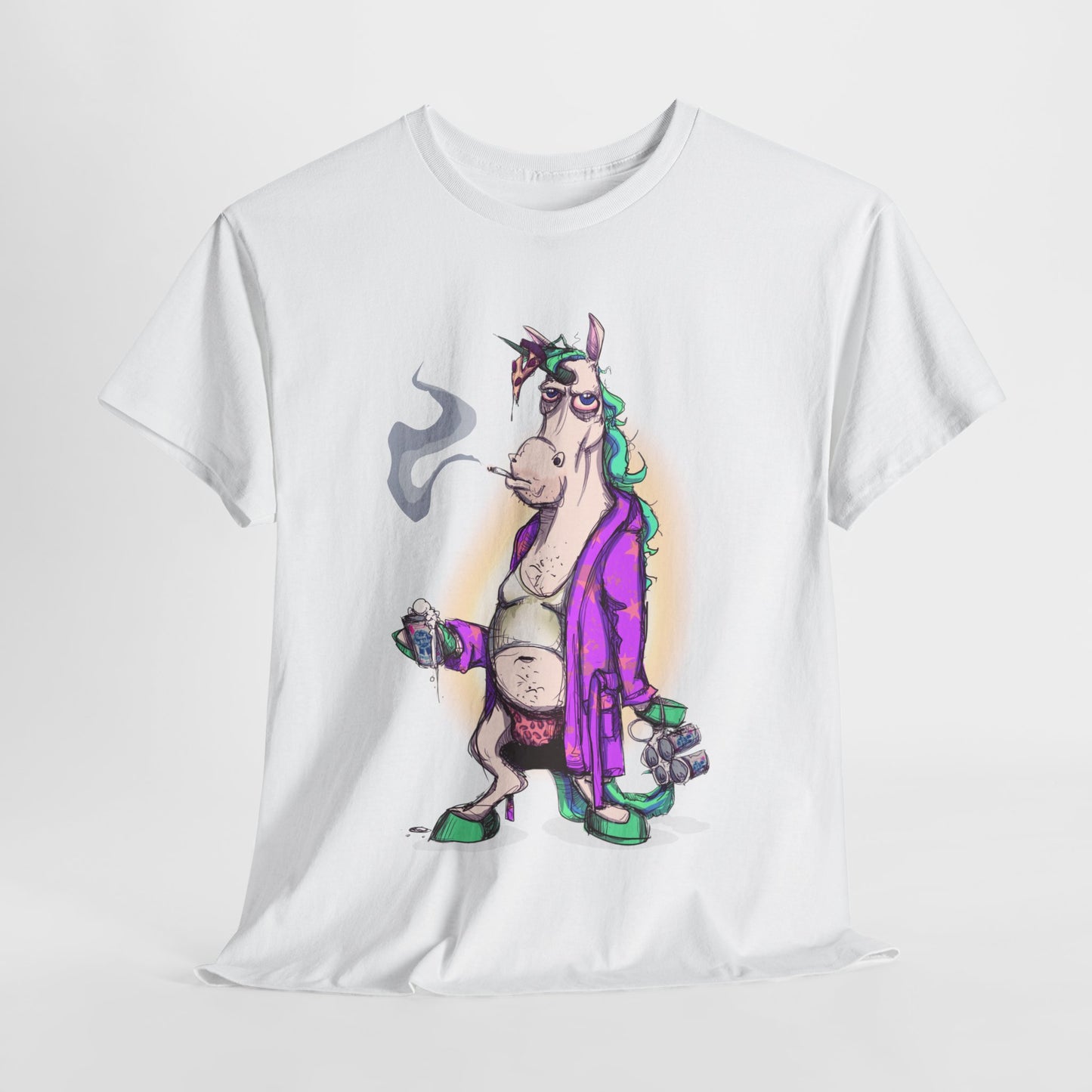 Dontgiveafuckacorn Unisex Heavy Cotton Tee