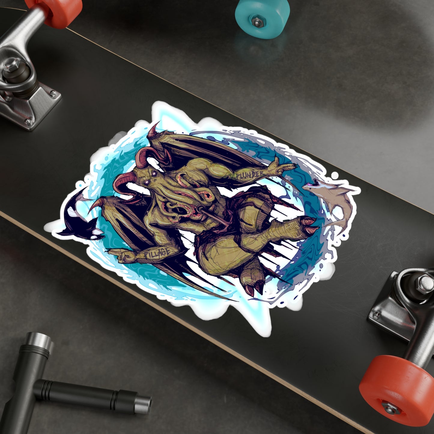 Baphomet Cthulhu Kiss-Cut Vinyl Decal