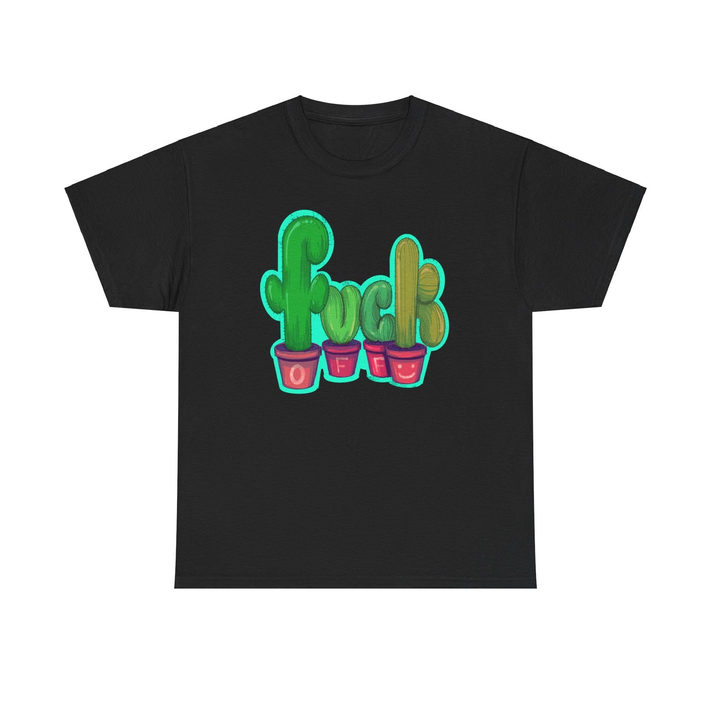 Rude Succulents Unisex Heavy Cotton Tee