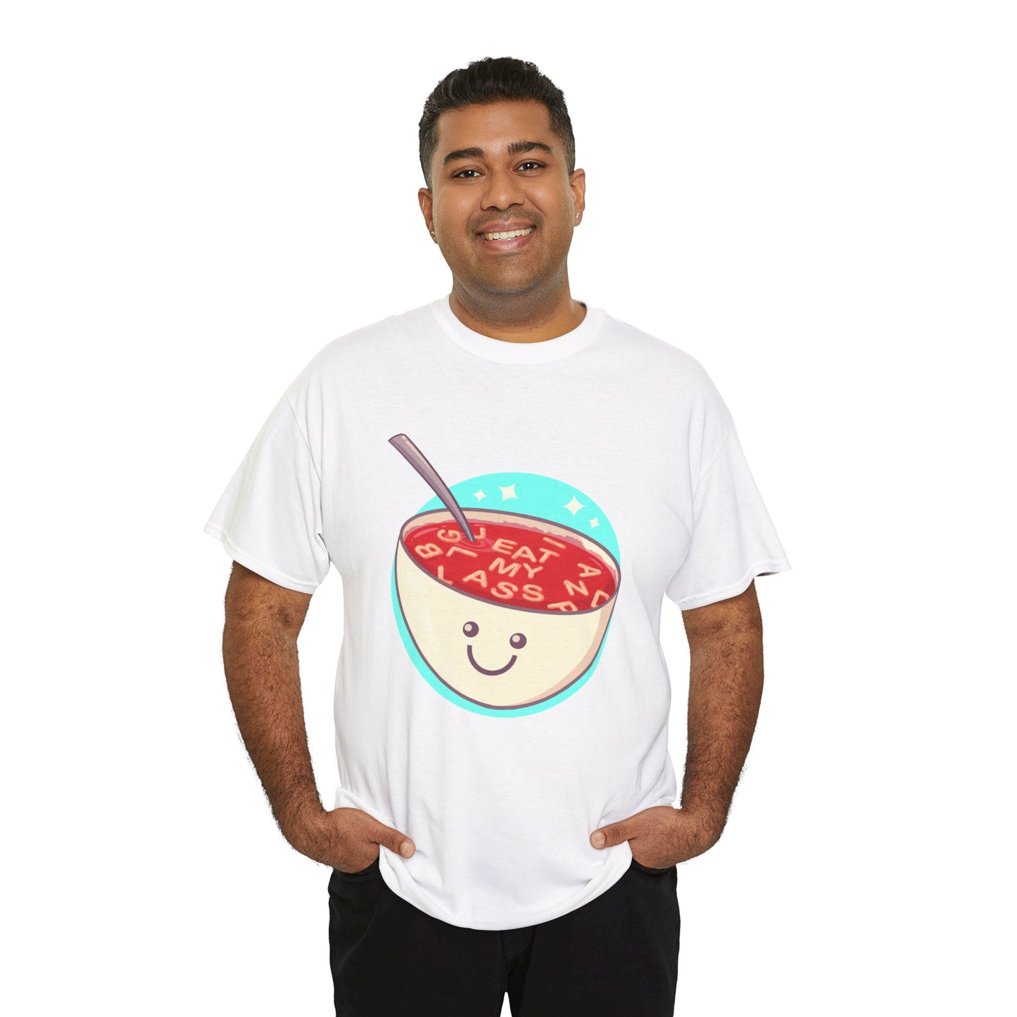 Alphabet Soup Unisex Heavy Cotton Tee