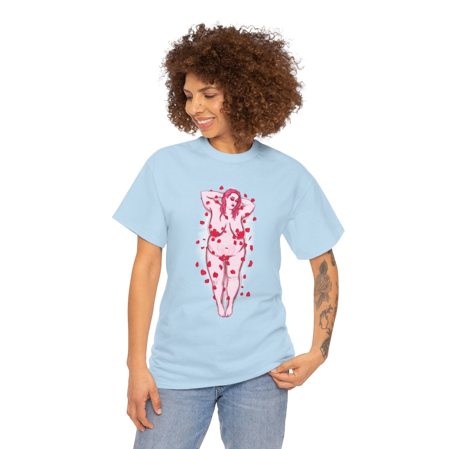 Stretch Heart Unisex Heavy Cotton Tee