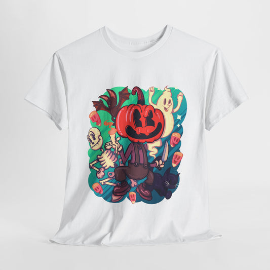 Rubber Hose Halloween Unisex Heavy Cotton Tee