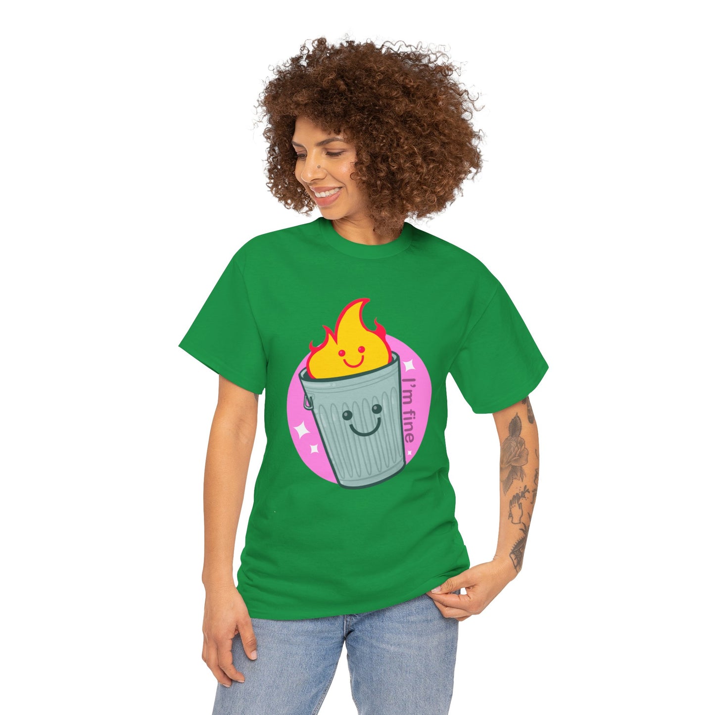 Trash Fire Unisex Heavy Cotton Tee