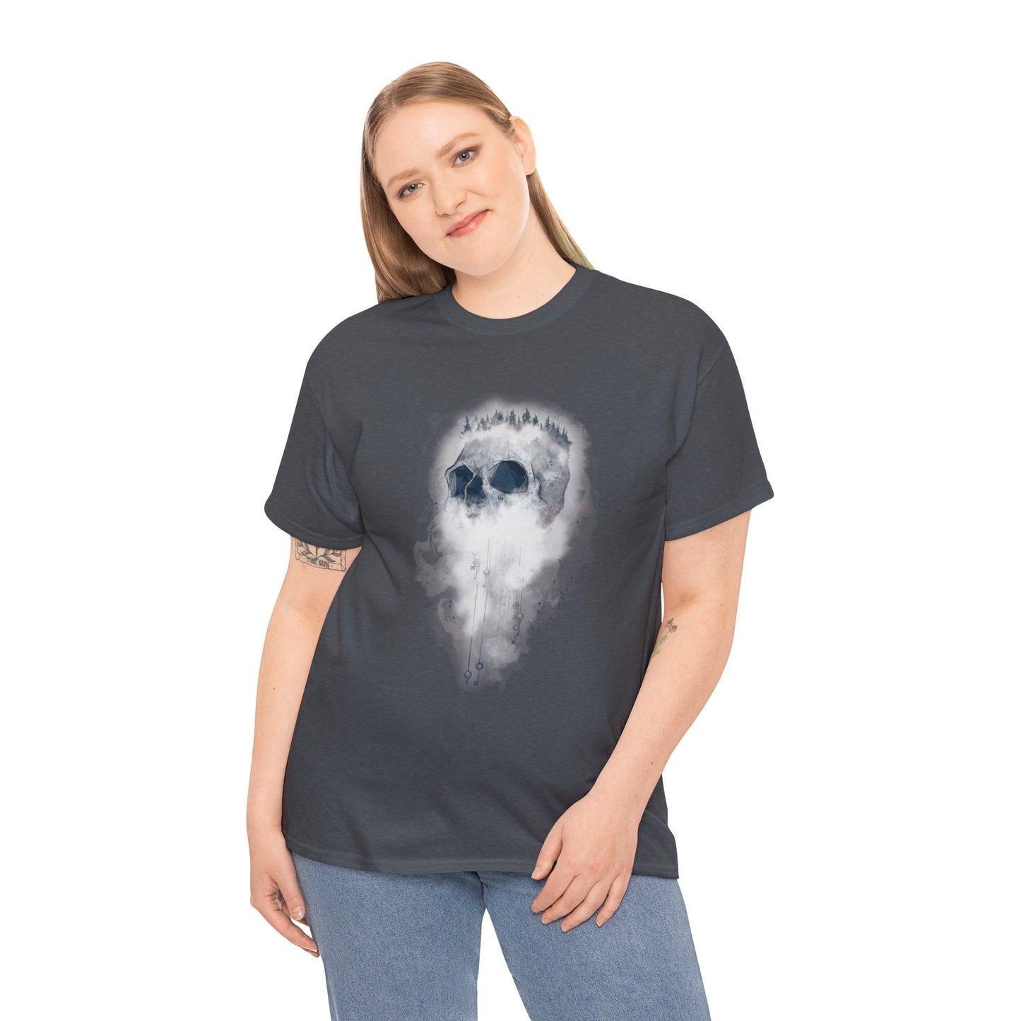 Elemental Skull Air Unisex Heavy Cotton Tee