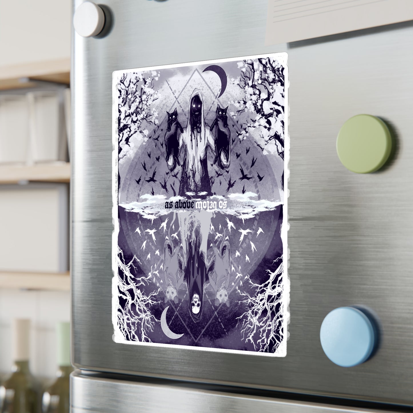 As Above So Below Kiss-Cut Vinyl Decal