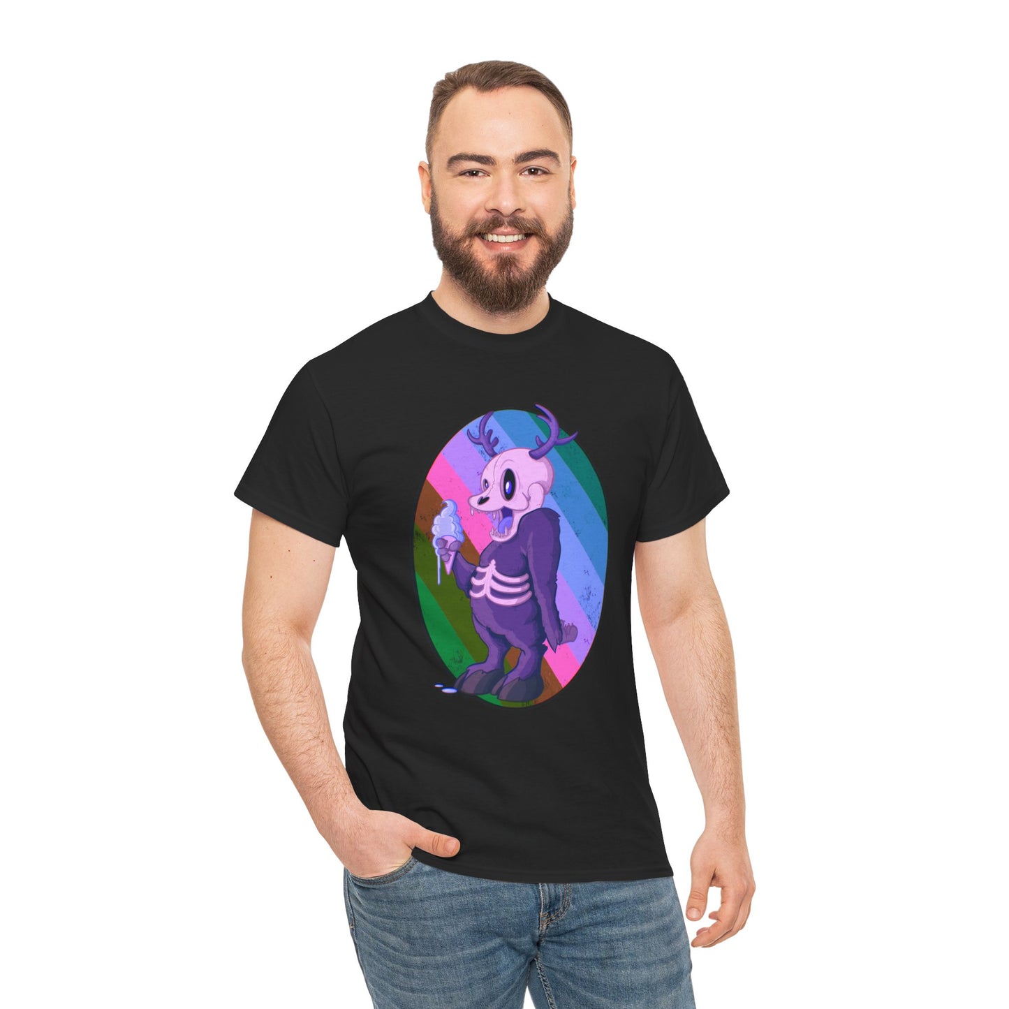 Monster Ice Cream Unisex Heavy Cotton Tee