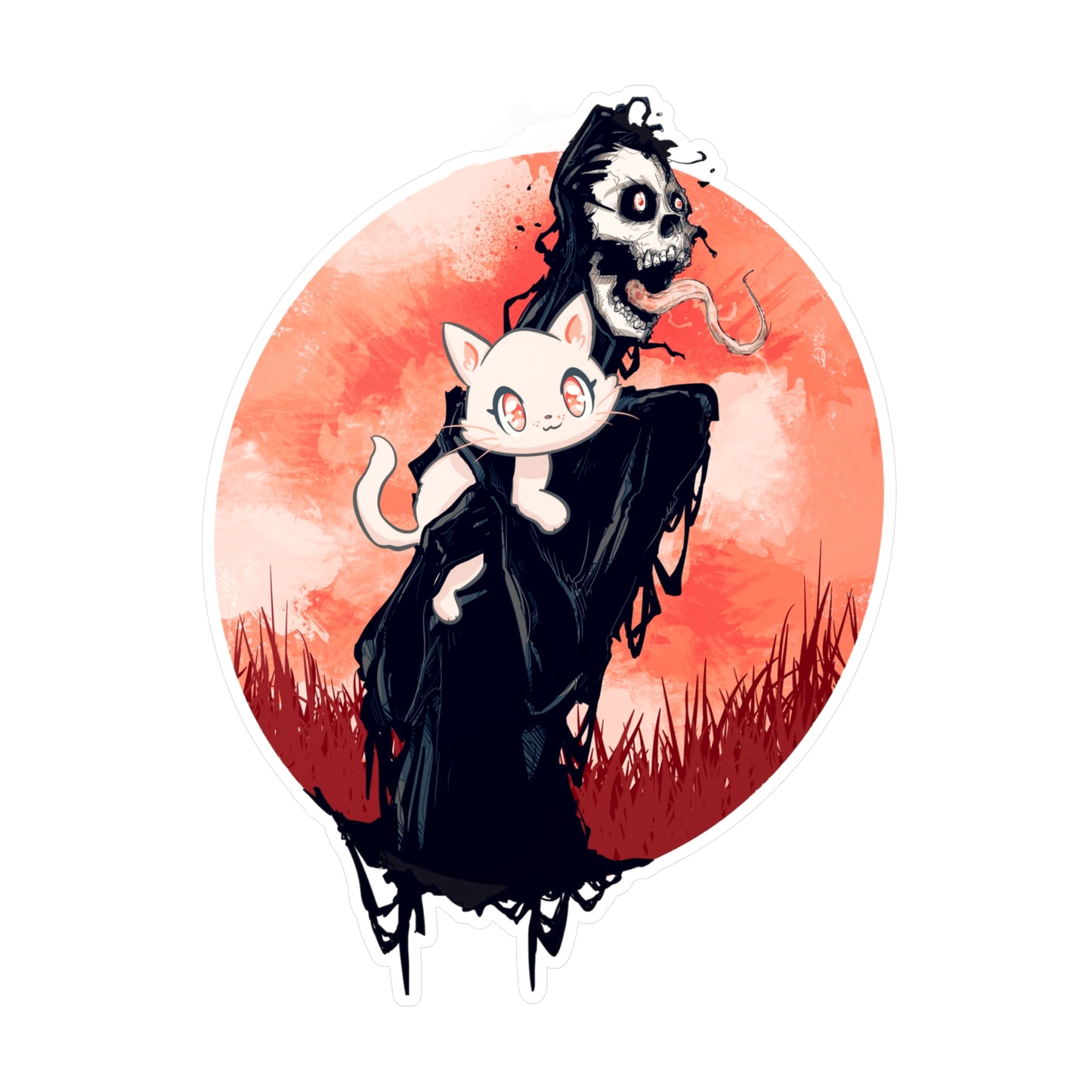 Cat Person Kiss-Cut Vinyl Decal