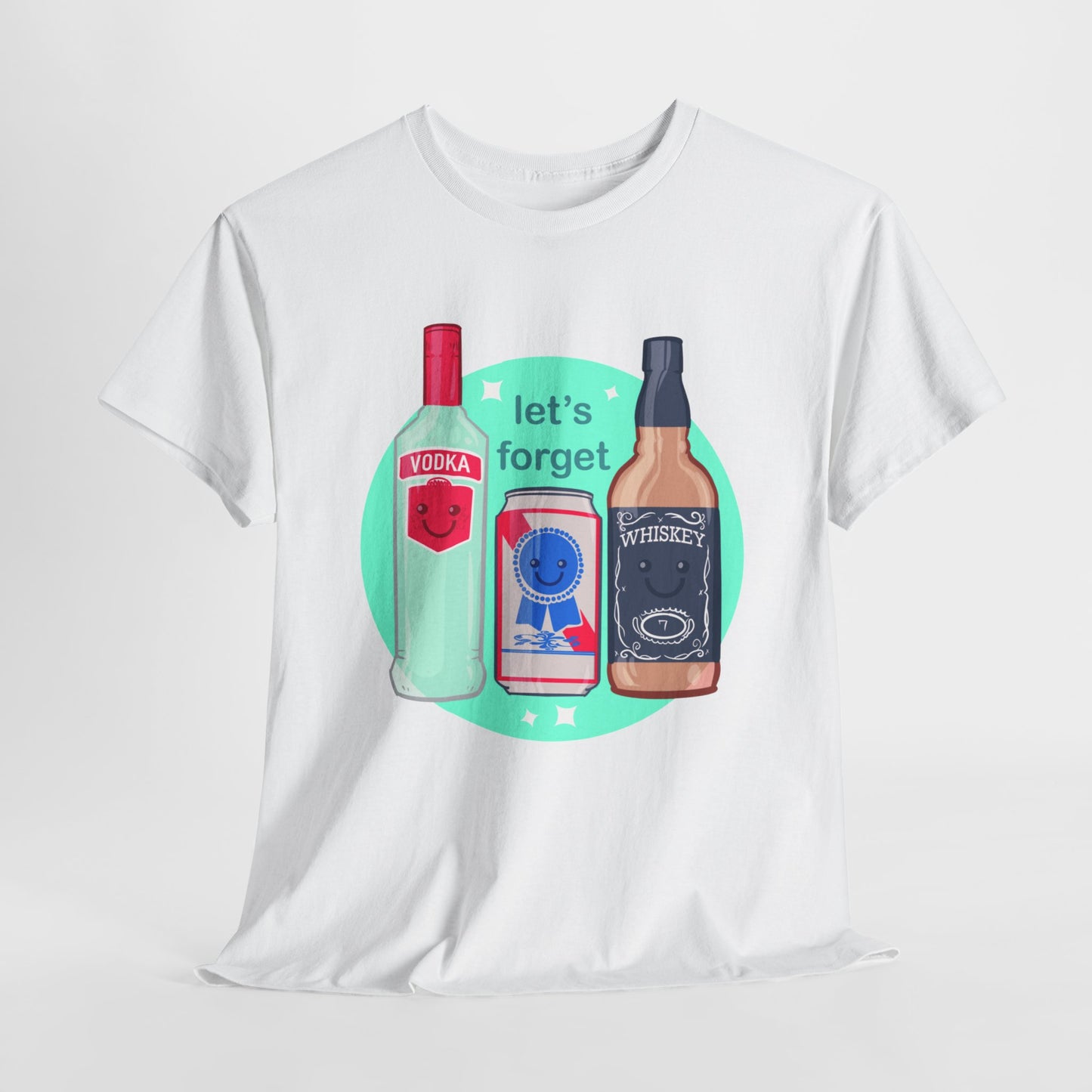 Let's Forget Unisex Heavy Cotton Tee
