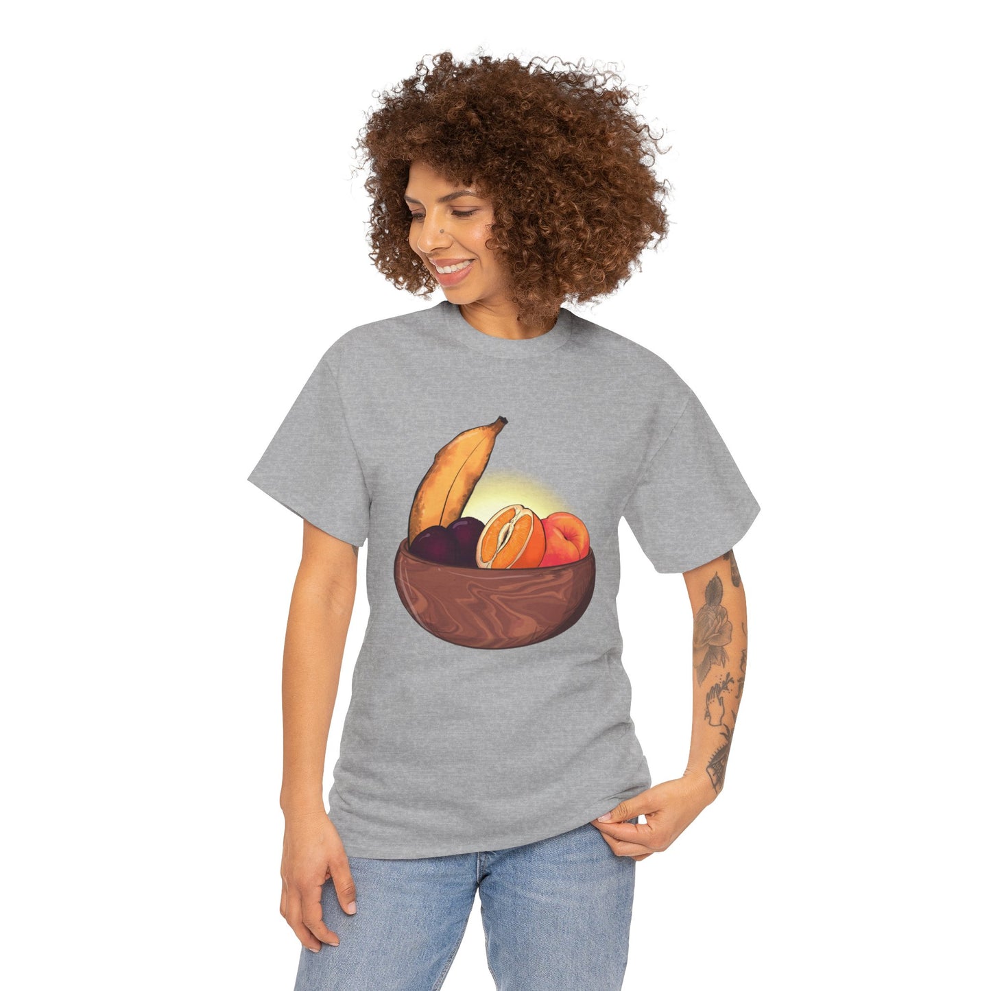 Adult Fruit Basket Unisex Heavy Cotton Tee
