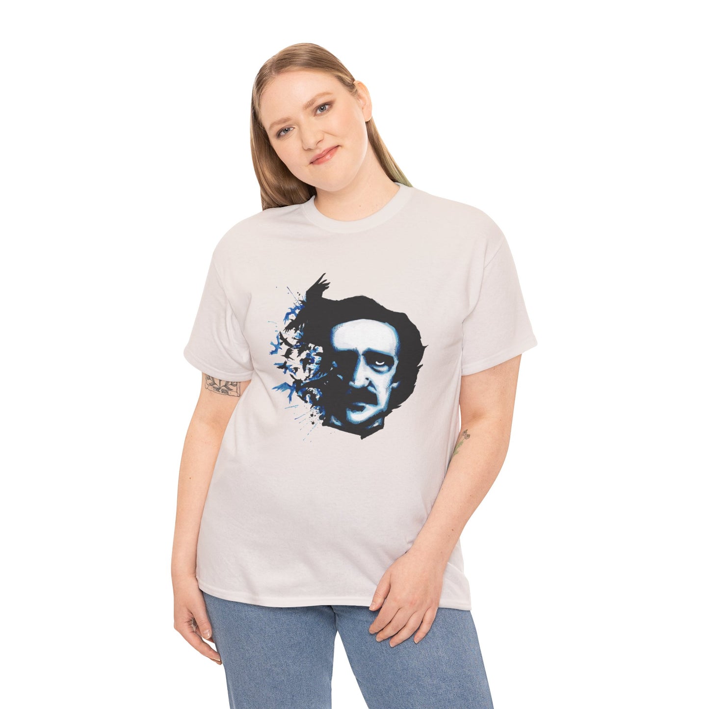 Edgar Allen Crows Unisex Heavy Cotton Tee