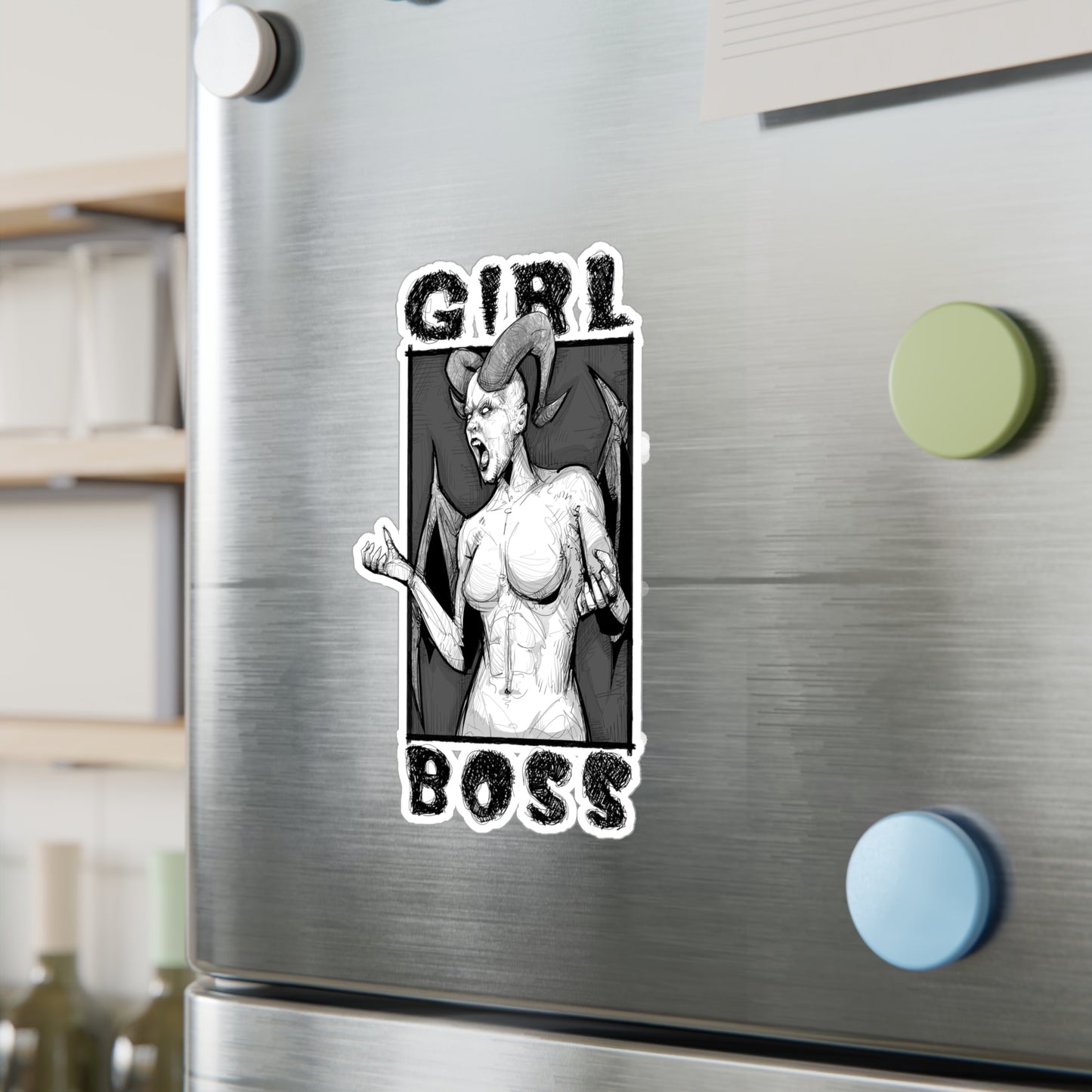 Girl Boss Kiss-Cut Vinyl Decal