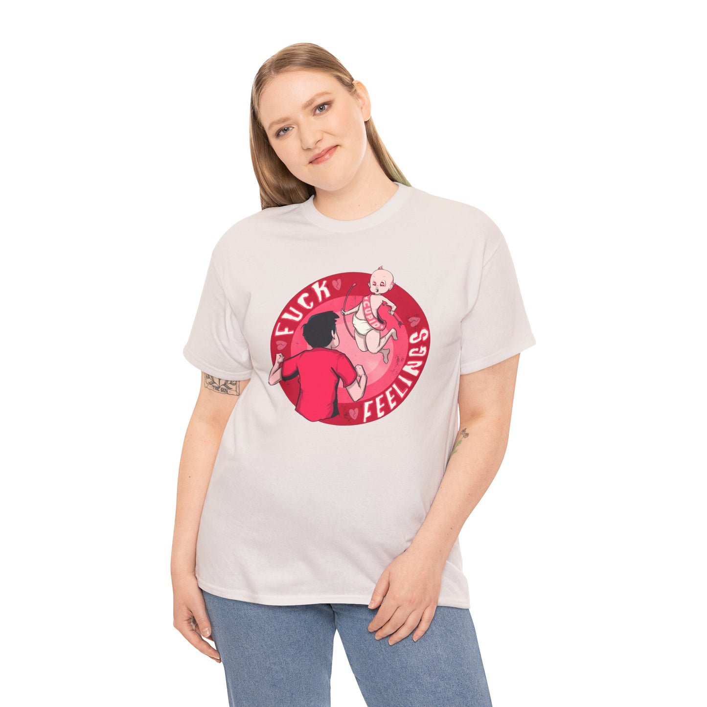 F Feelings Unisex Heavy Cotton Tee