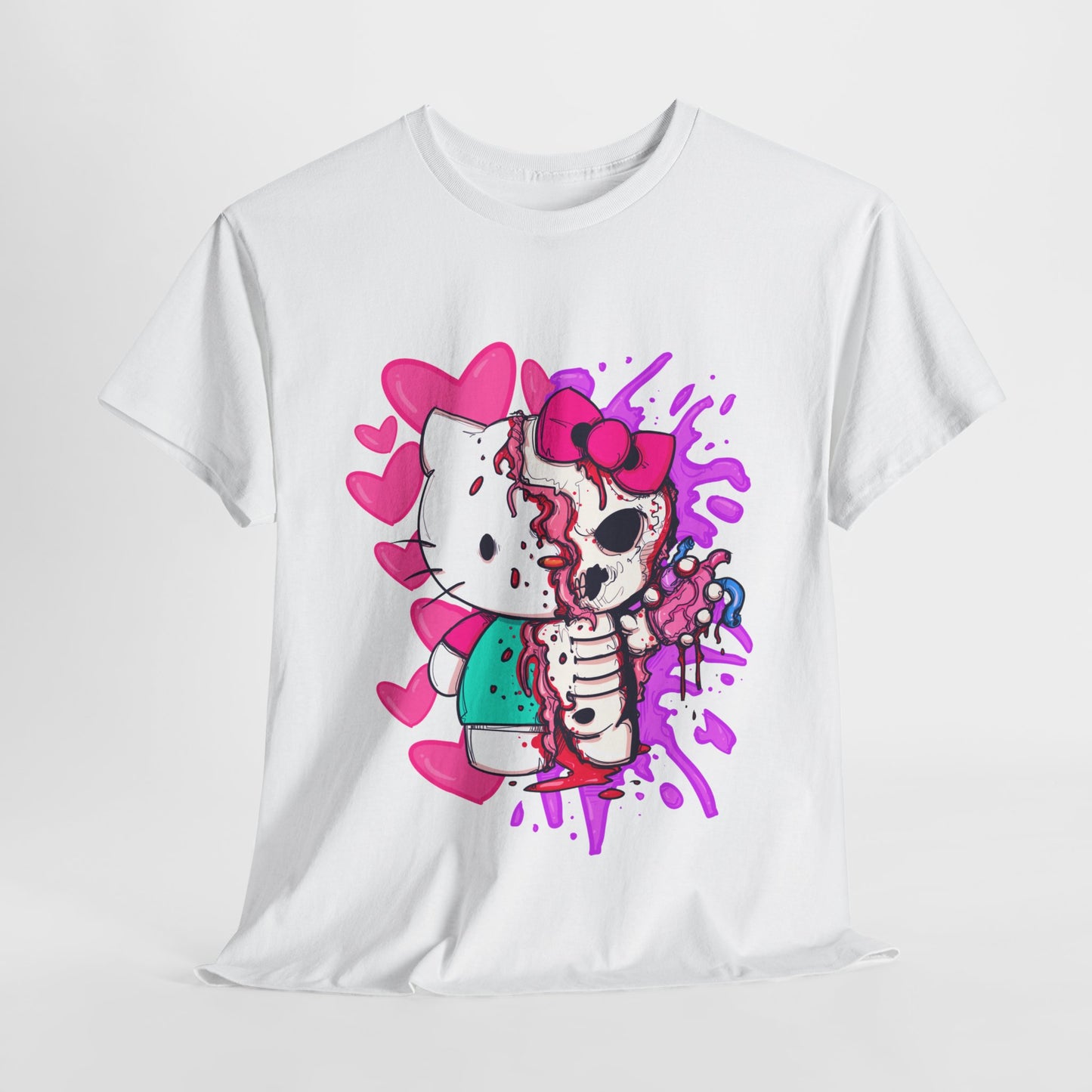 Zombie Kitty Unisex Heavy Cotton Patreon Tee