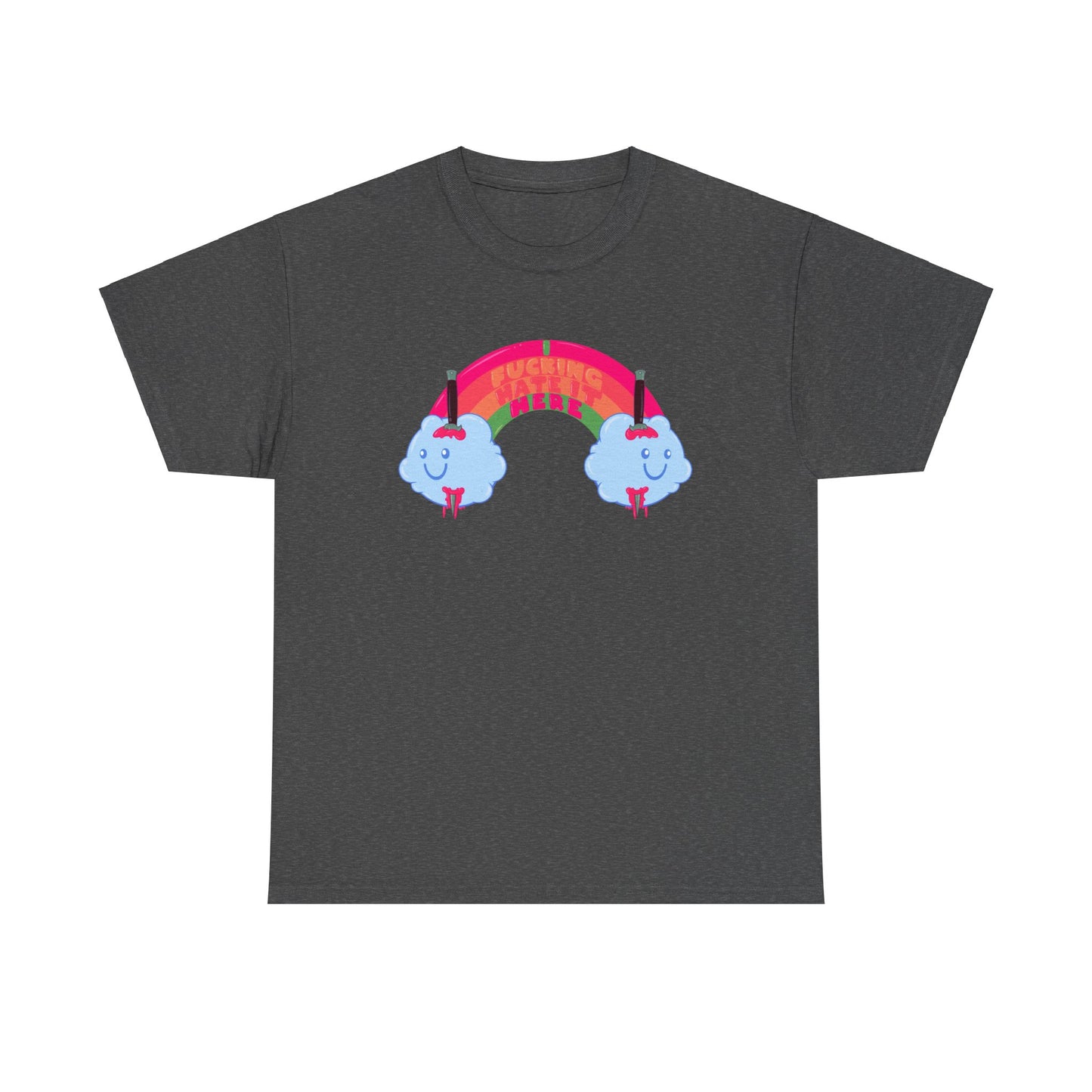 I Fucking Hate It Here Unisex Heavy Cotton Tee