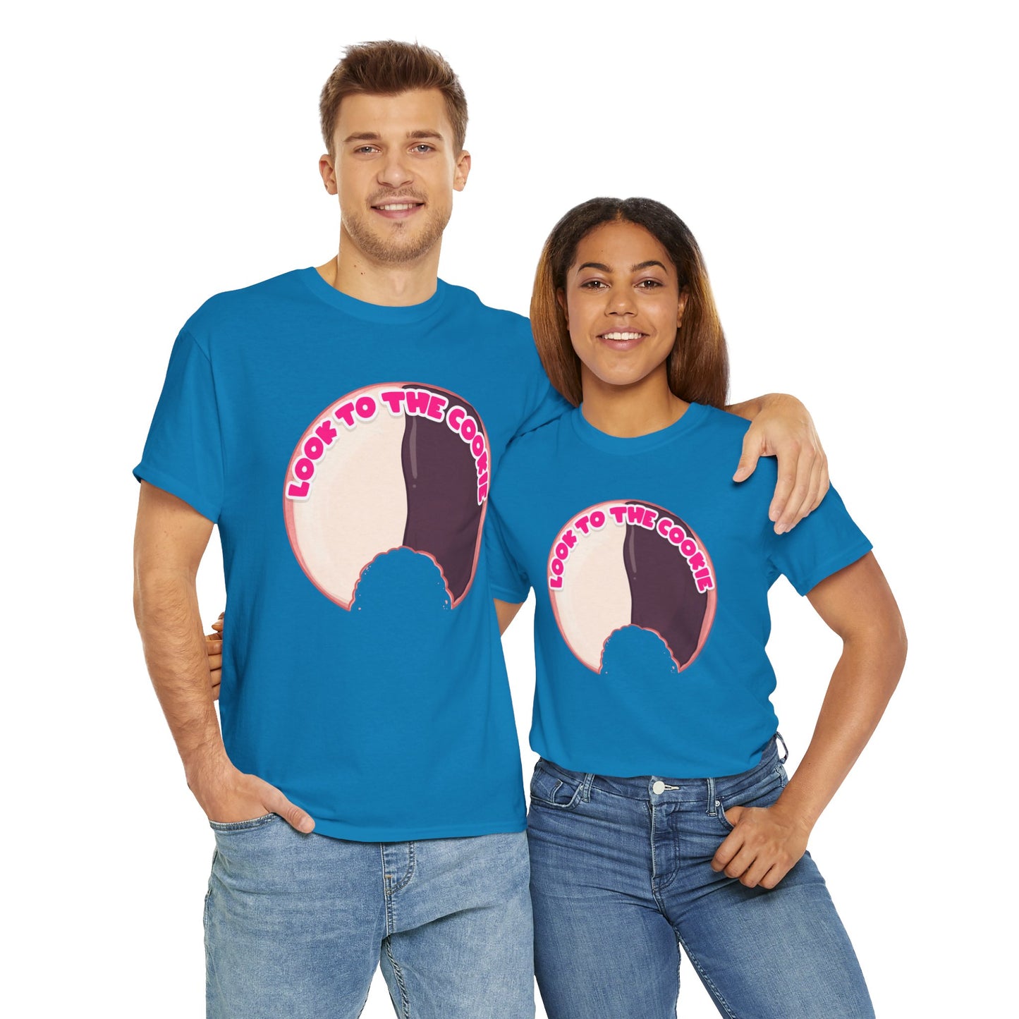 Black & White Cookie Unisex Heavy Cotton Tee