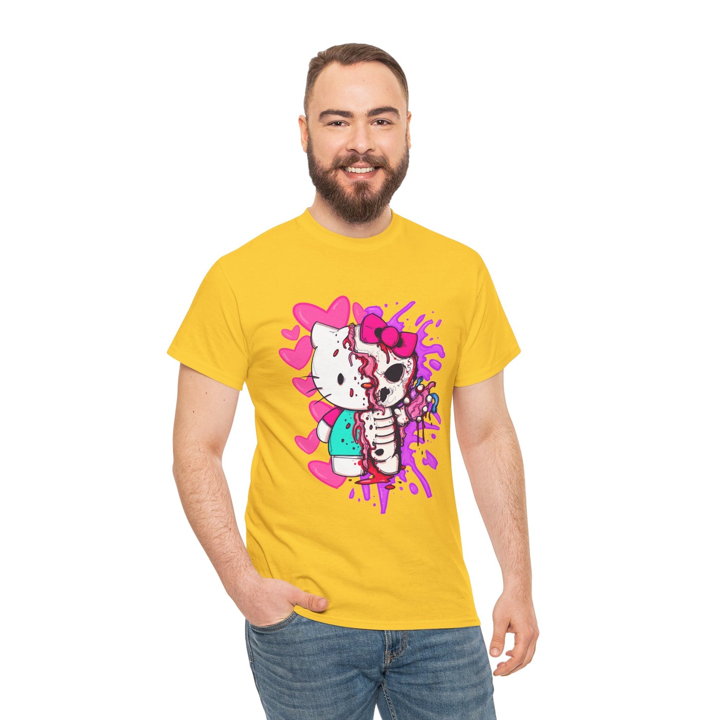 Zombie Kitty Unisex Heavy Cotton Patreon Tee