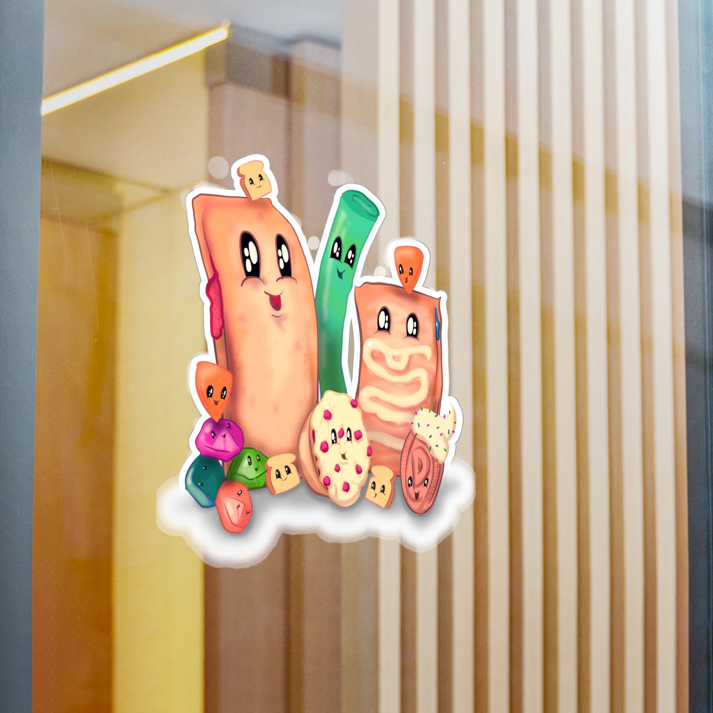 90s Foods Kiss-Cut Vinyl Decal