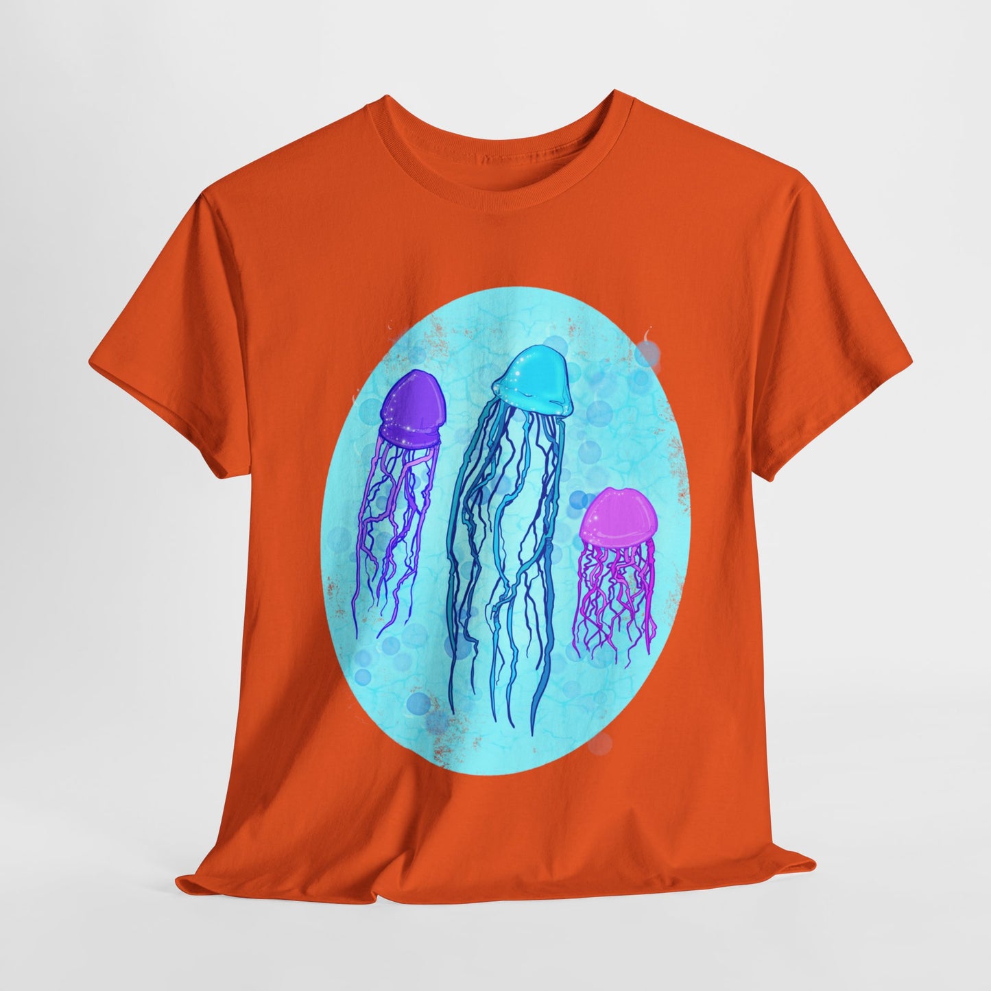 Jellyfish Varieties Unisex Heavy Cotton Tee