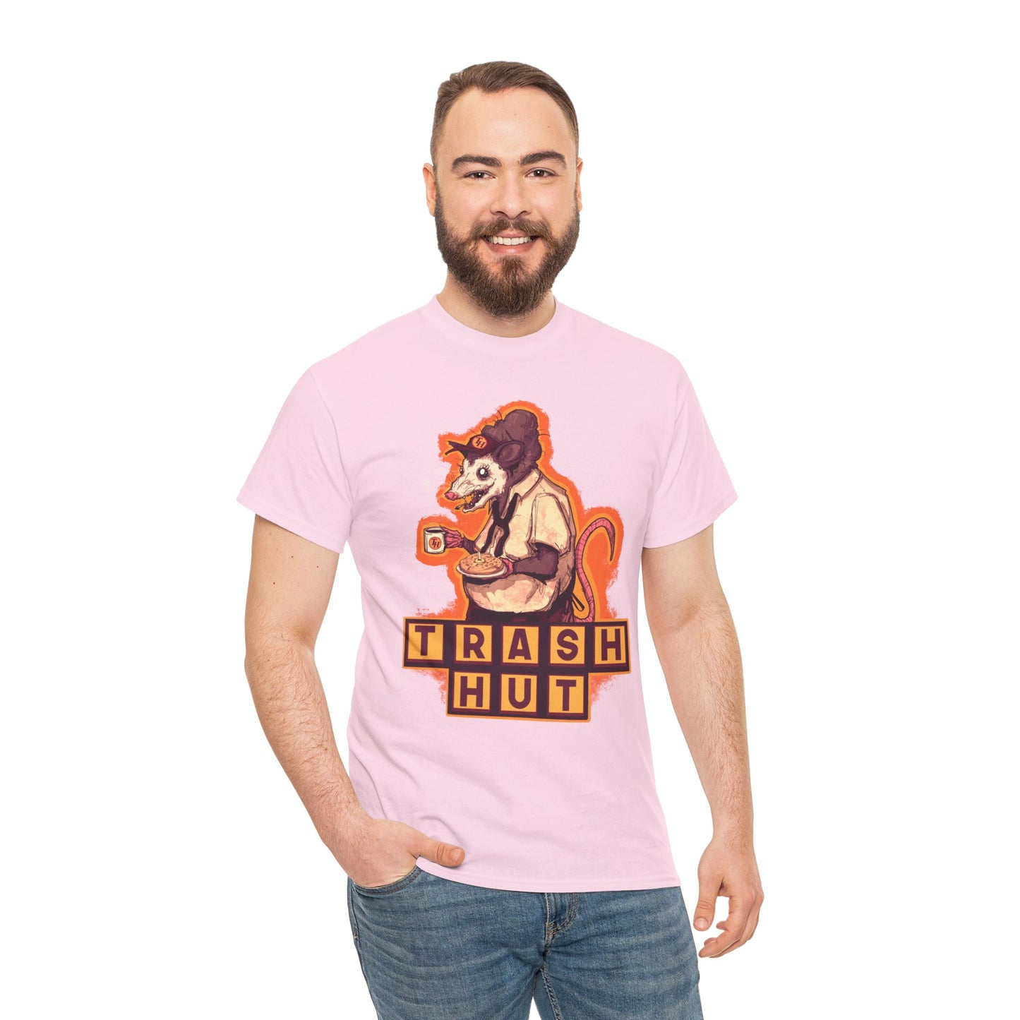 Trash Hut Unisex Heavy Cotton Tee