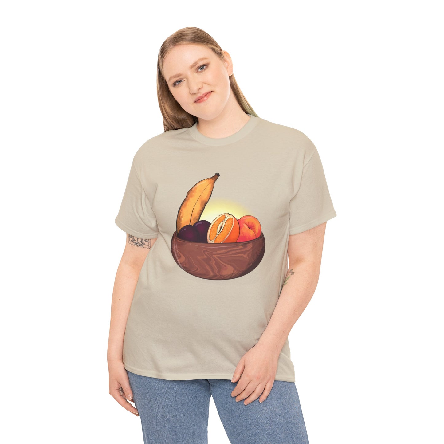 Adult Fruit Basket Unisex Heavy Cotton Tee