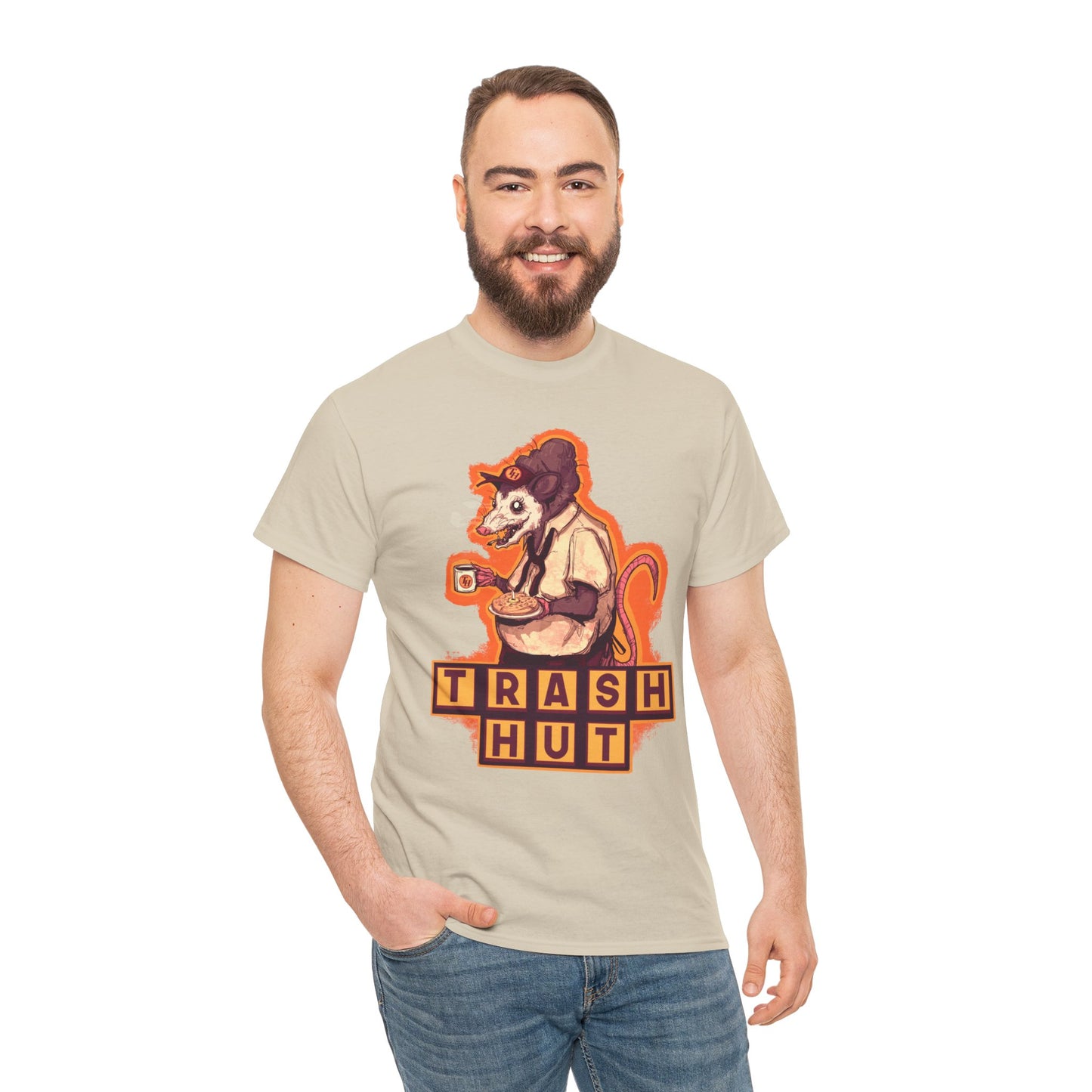 Trash Hut Unisex Heavy Cotton Tee
