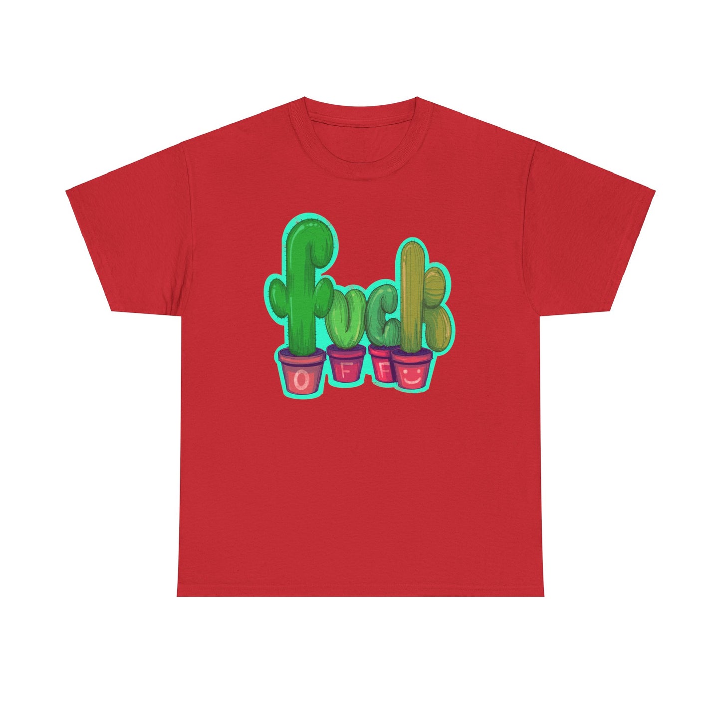 Rude Succulents Unisex Heavy Cotton Tee