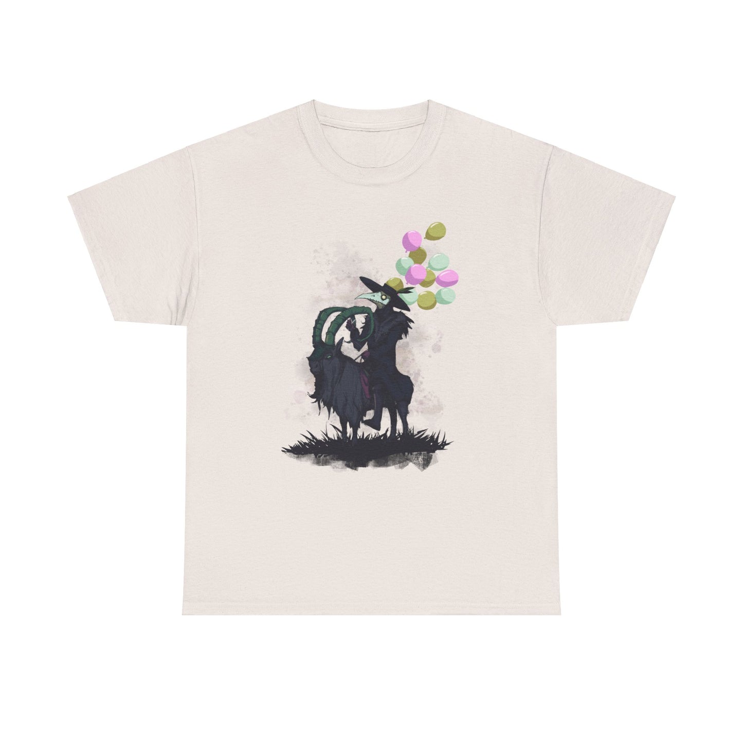 Plague Doctor Balloons Unisex Heavy Cotton Tee
