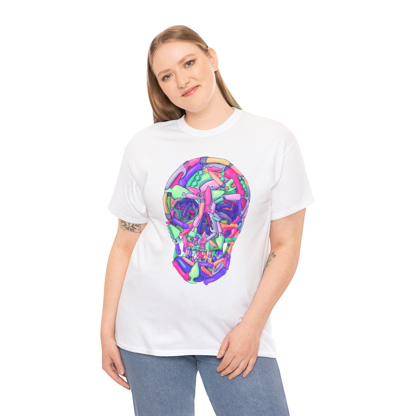 Sex Toy Skull Unisex Heavy Cotton Tee