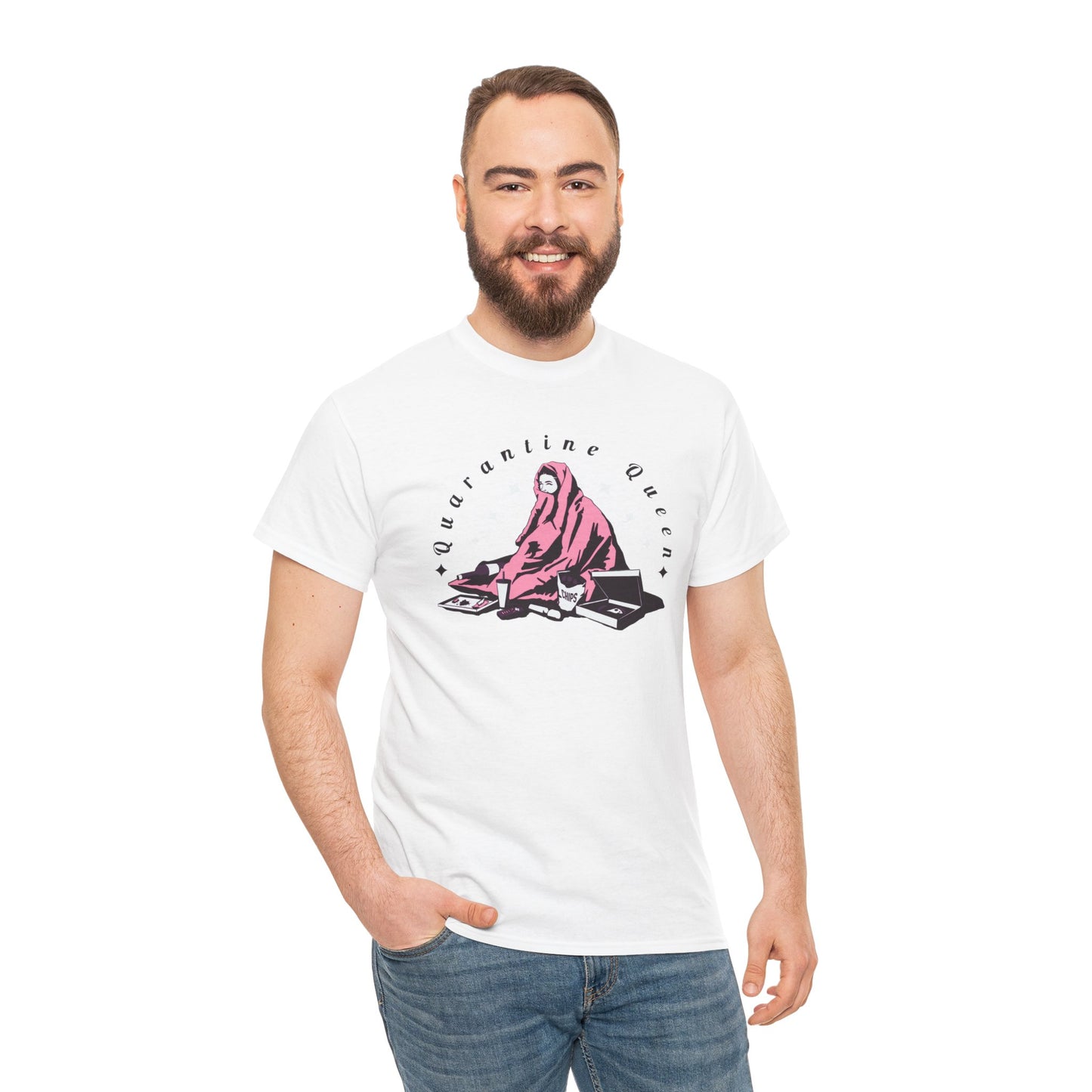 Quarantine Queen Unisex Heavy Cotton Tee
