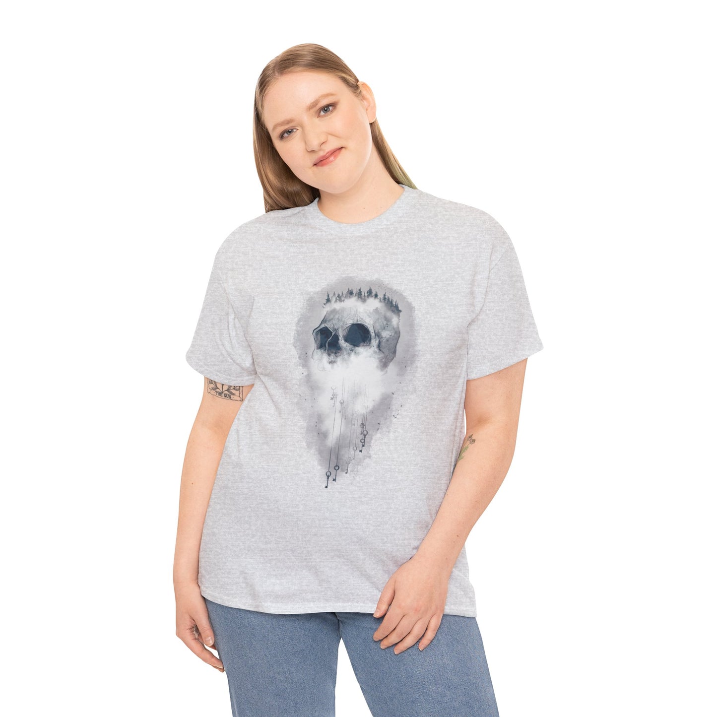 Elemental Skull Air Unisex Heavy Cotton Tee
