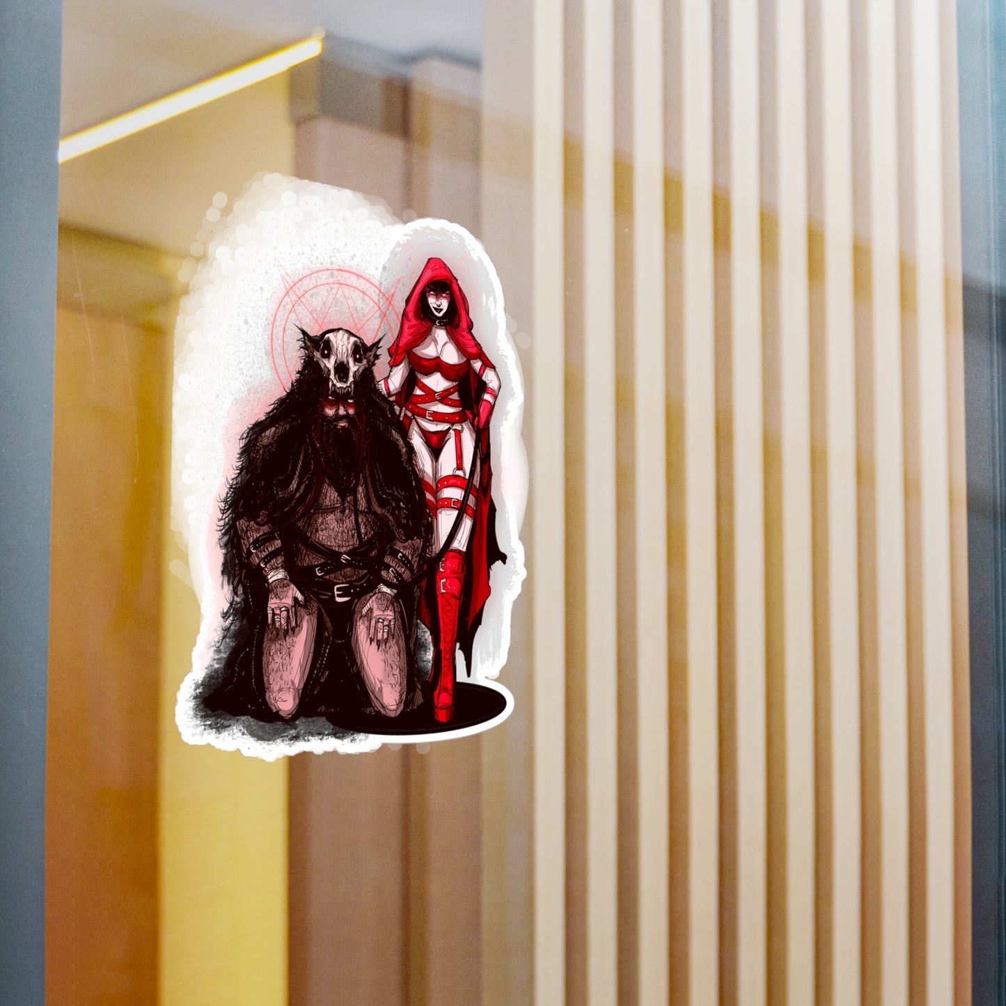 Taming The Wolf Kiss-Cut Vinyl Decal