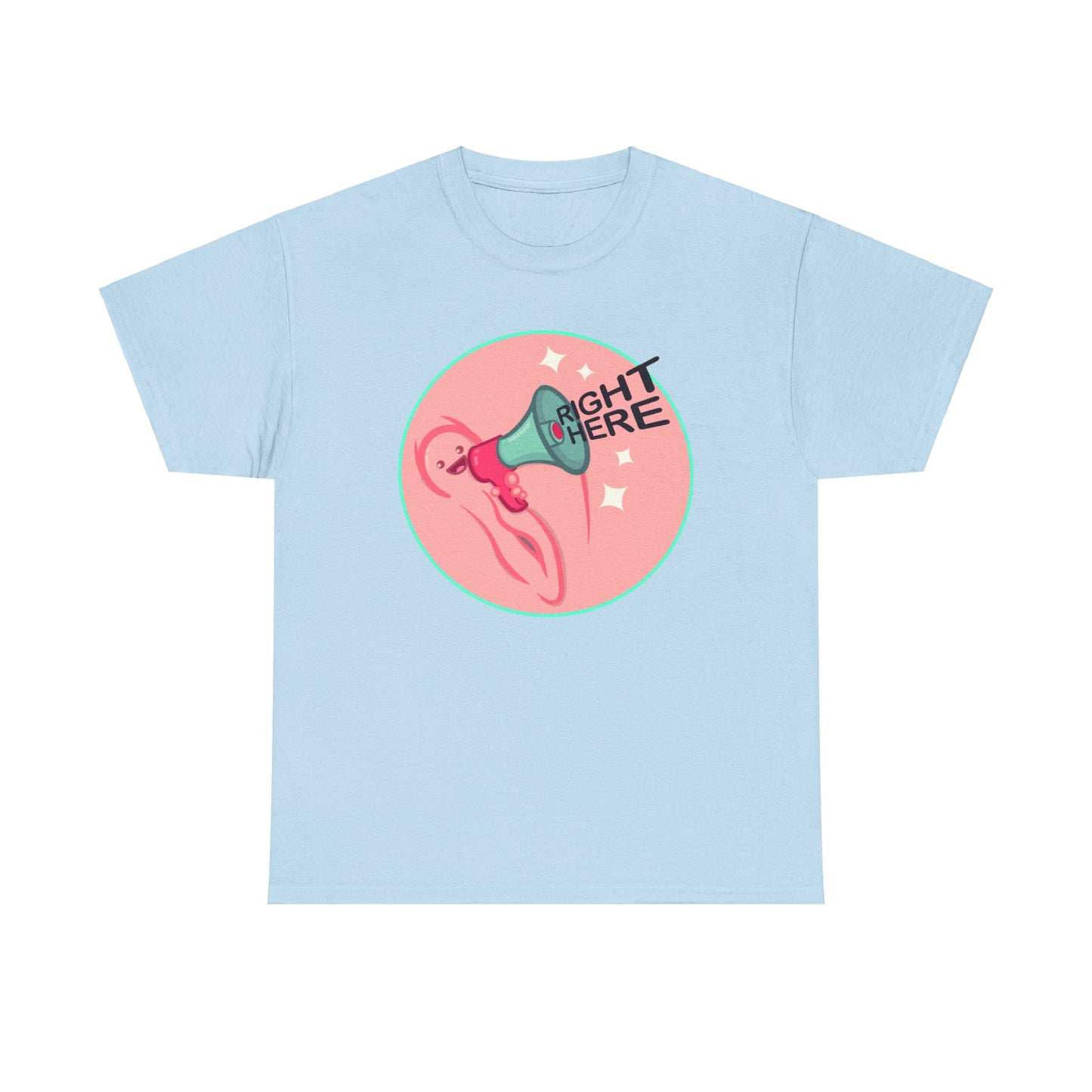 Right Here Unisex Heavy Cotton Tee
