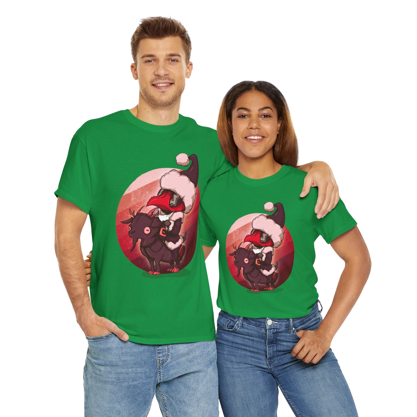 Plague Doctor Santa Unisex Heavy Cotton Tee