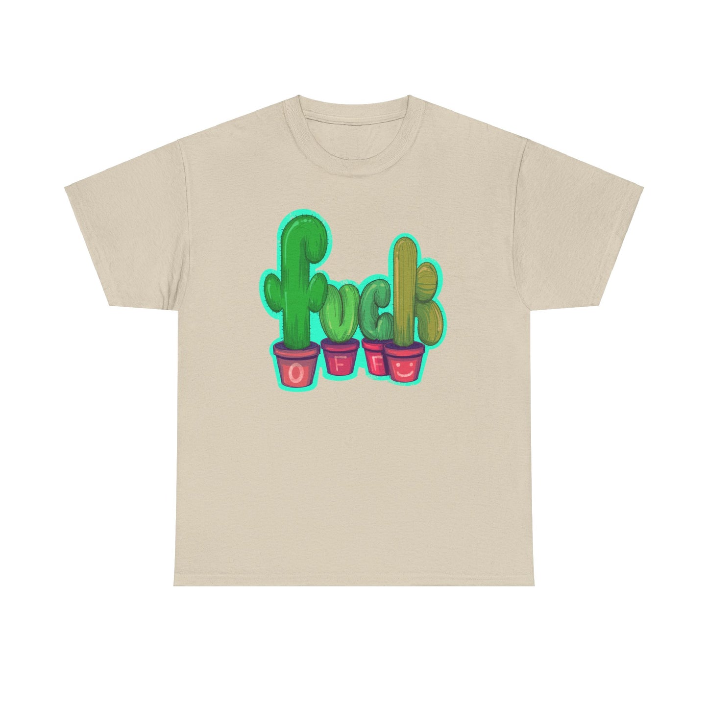 Rude Succulents Unisex Heavy Cotton Tee