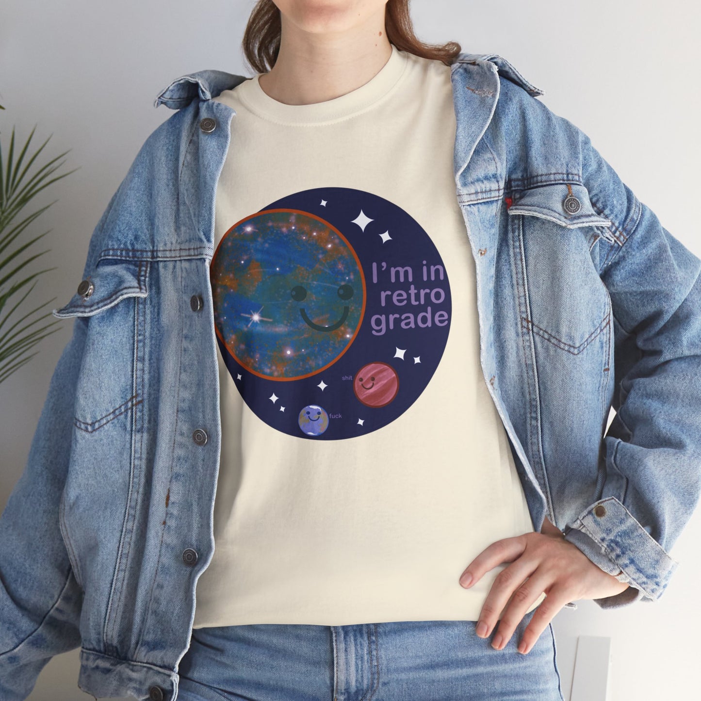 Mercury In Retrograde Unisex Heavy Cotton Tee