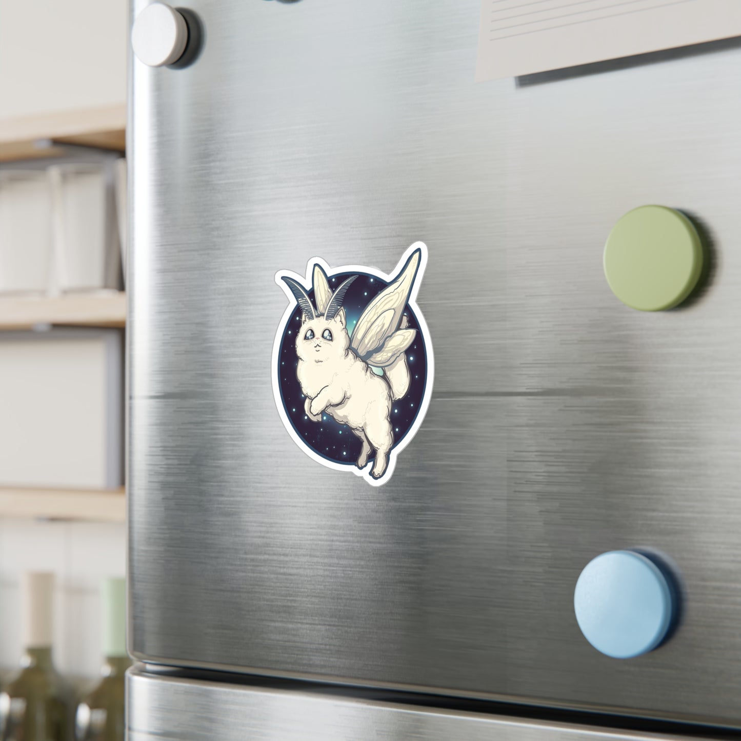 Kitty Moth Kiss-Cut Vinyl Decal