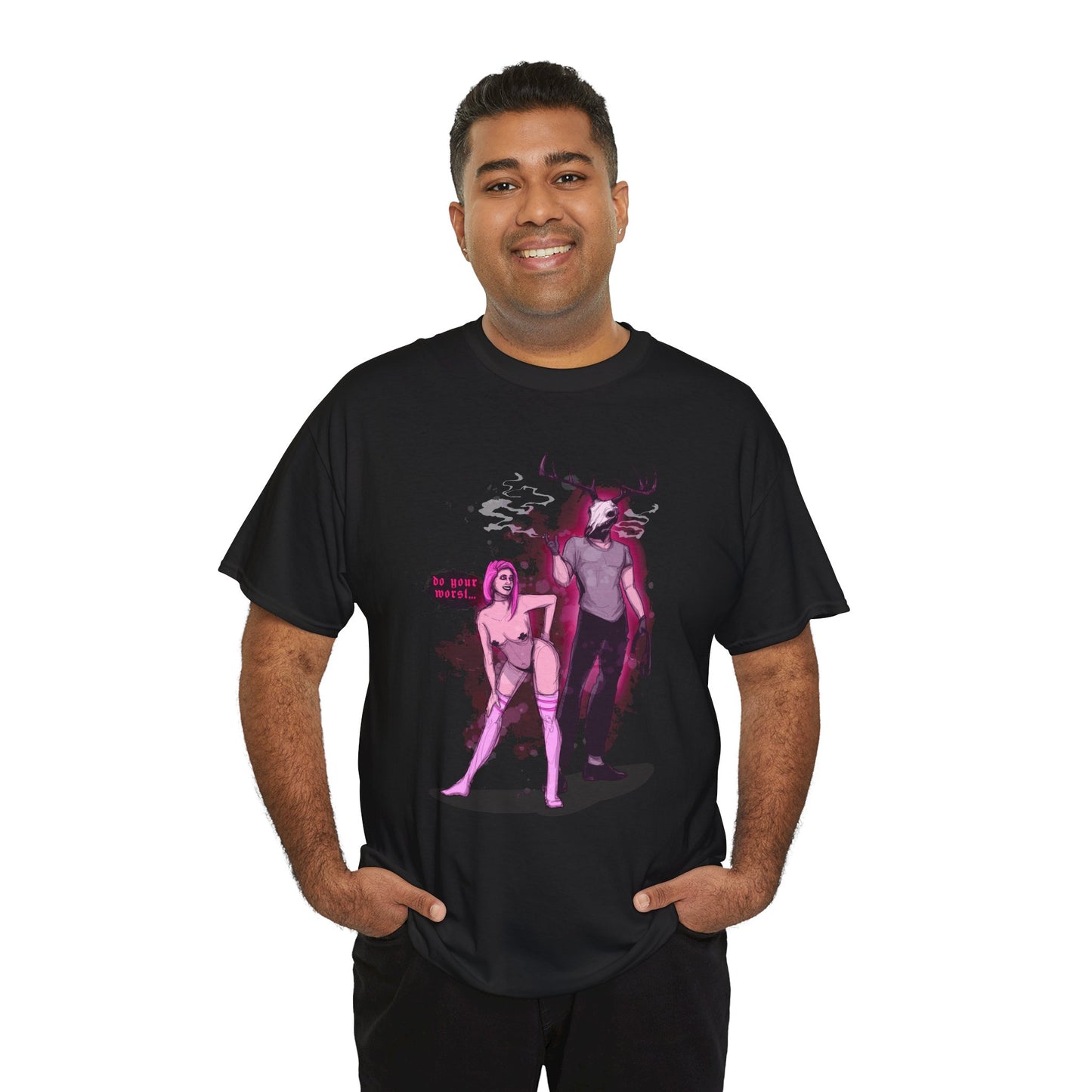 Deer Daddy Series 10: Do Your Worst Unisex Heavy Cotton Tee