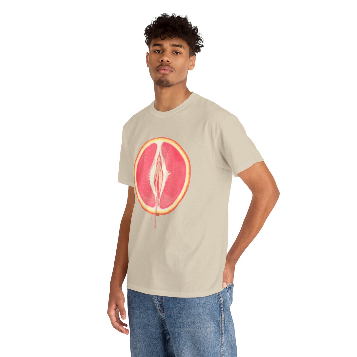 Grapefruit Unisex Heavy Cotton Tee