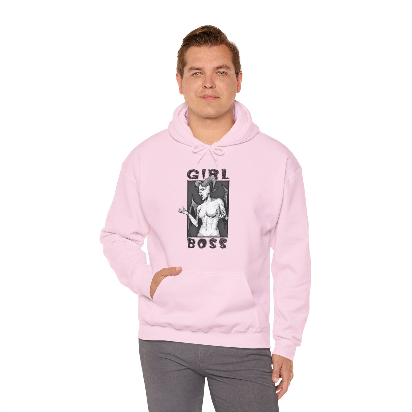 Girl Boss Unisex Heavy Blend Hooded Sweatshirt