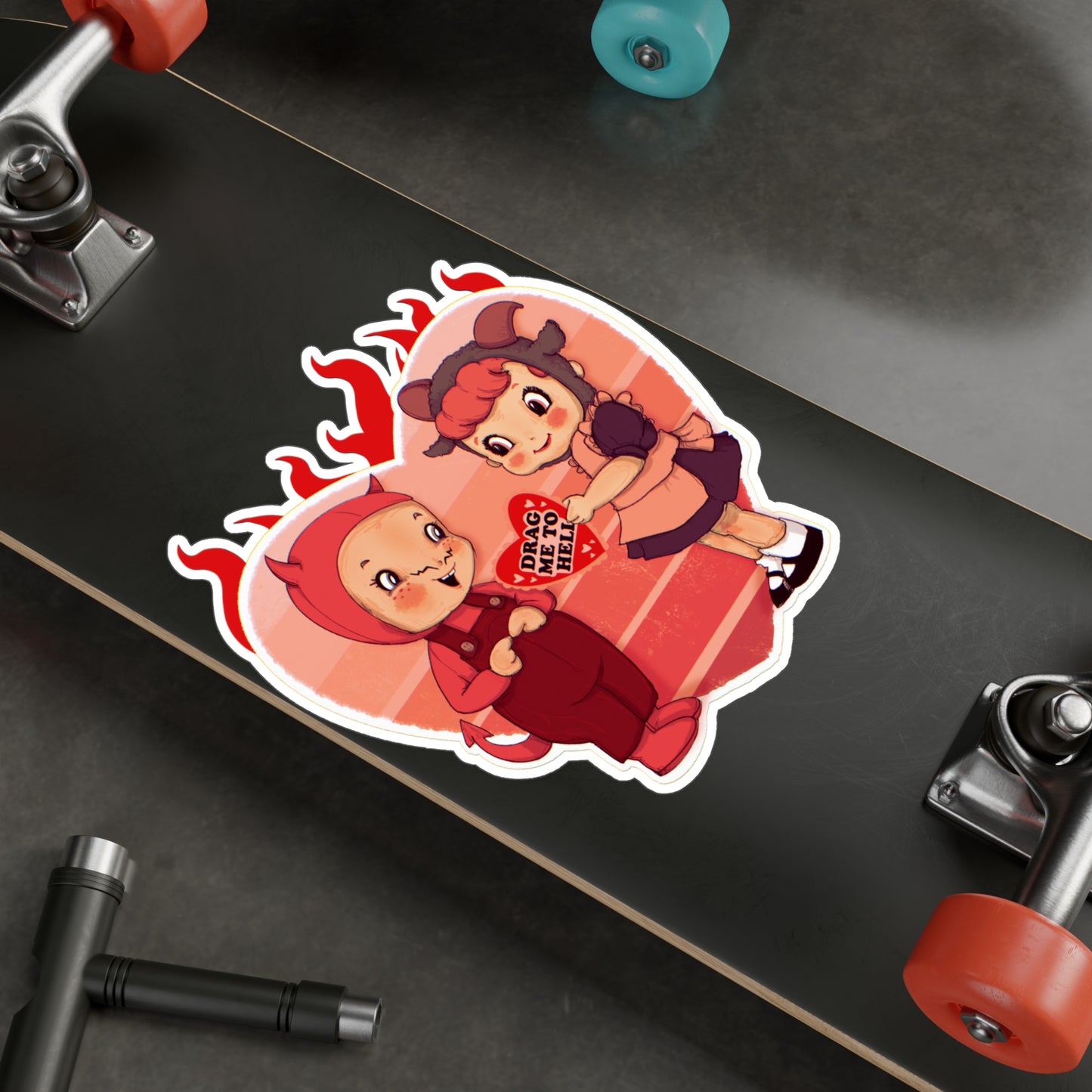 Love Is Hell Kiss-Cut Vinyl Decal