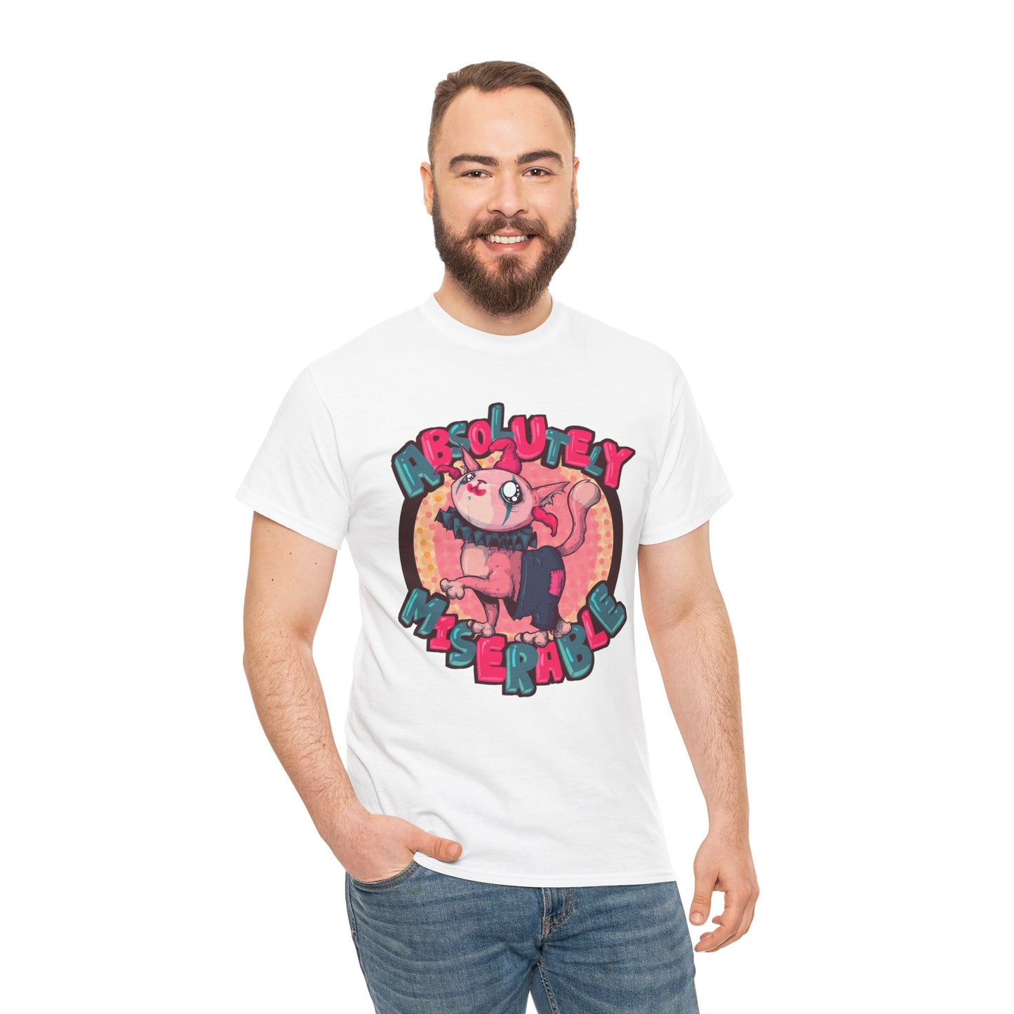Absolutely Miserable Unisex Heavy Cotton Tee
