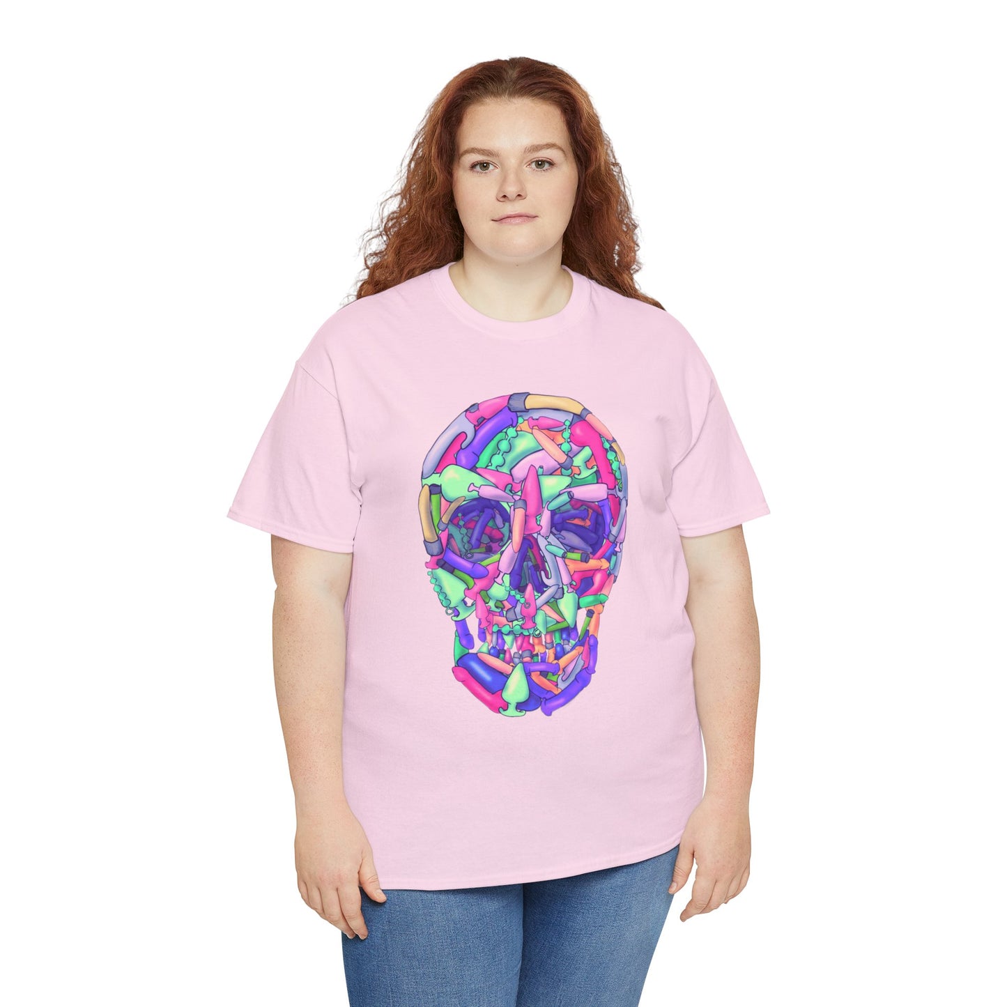 Sex Toy Skull Unisex Heavy Cotton Tee