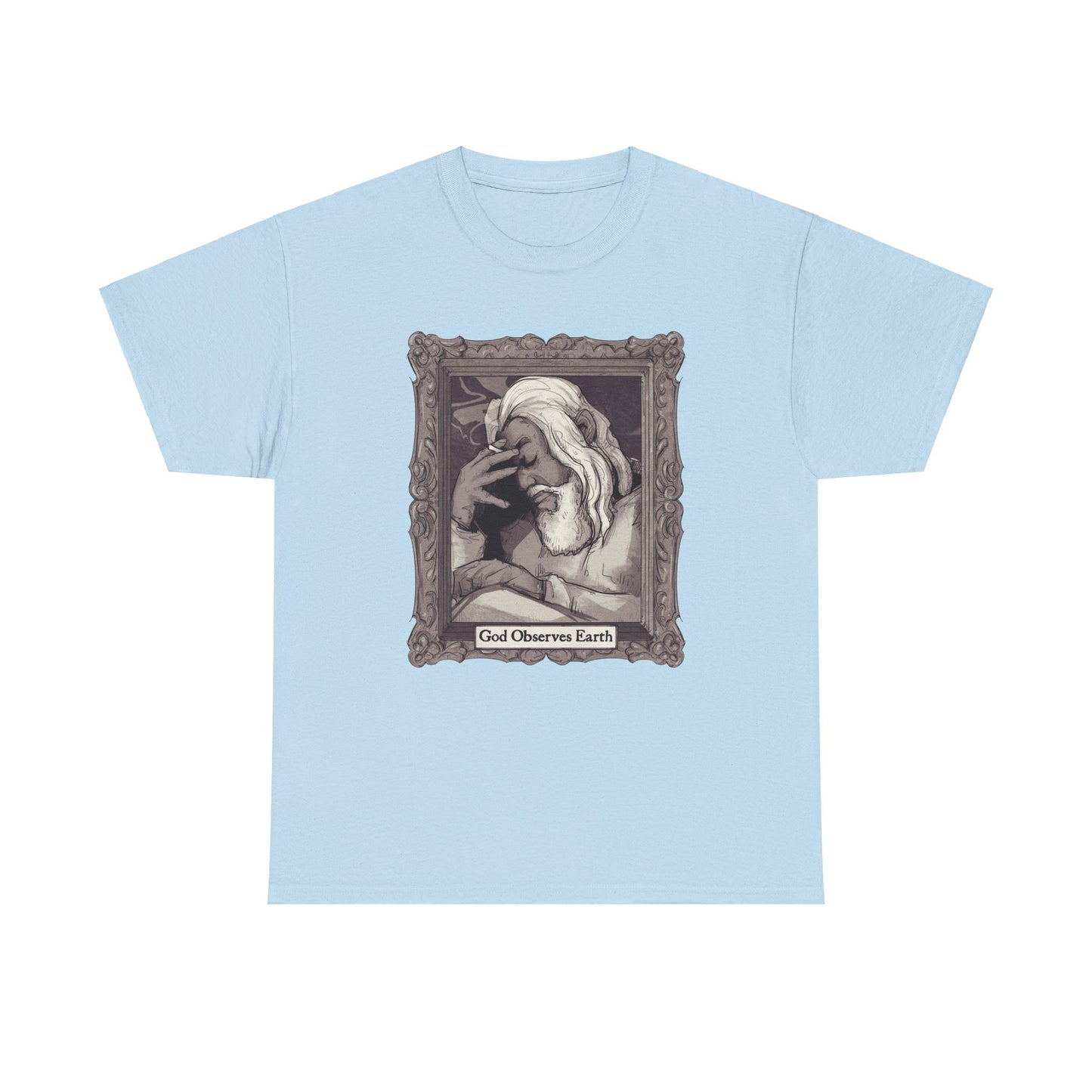 God Observes Earth Unisex Heavy Cotton Tee